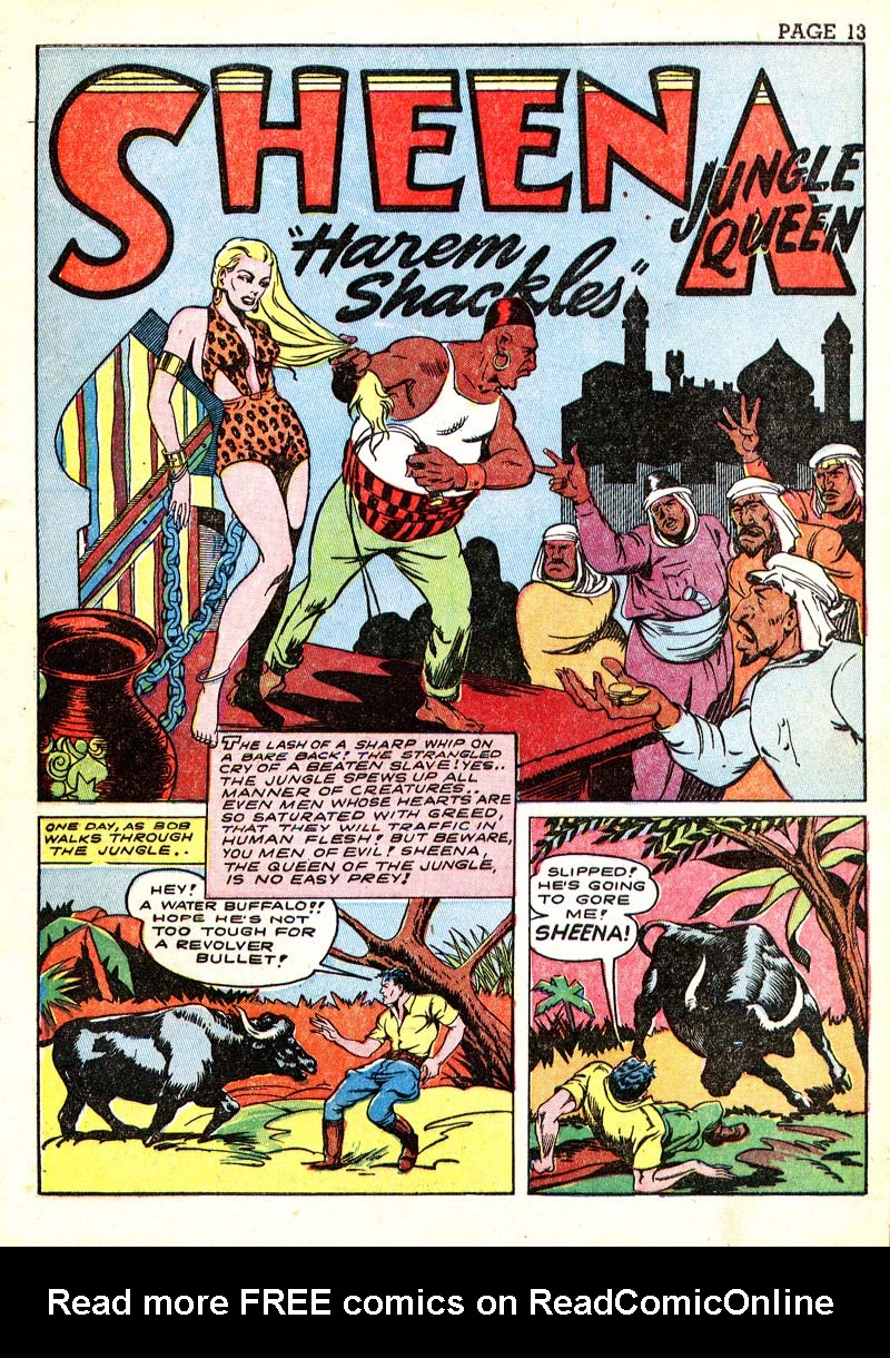 Read online Sheena, Queen of the Jungle (1942) comic -  Issue #3 - 16
