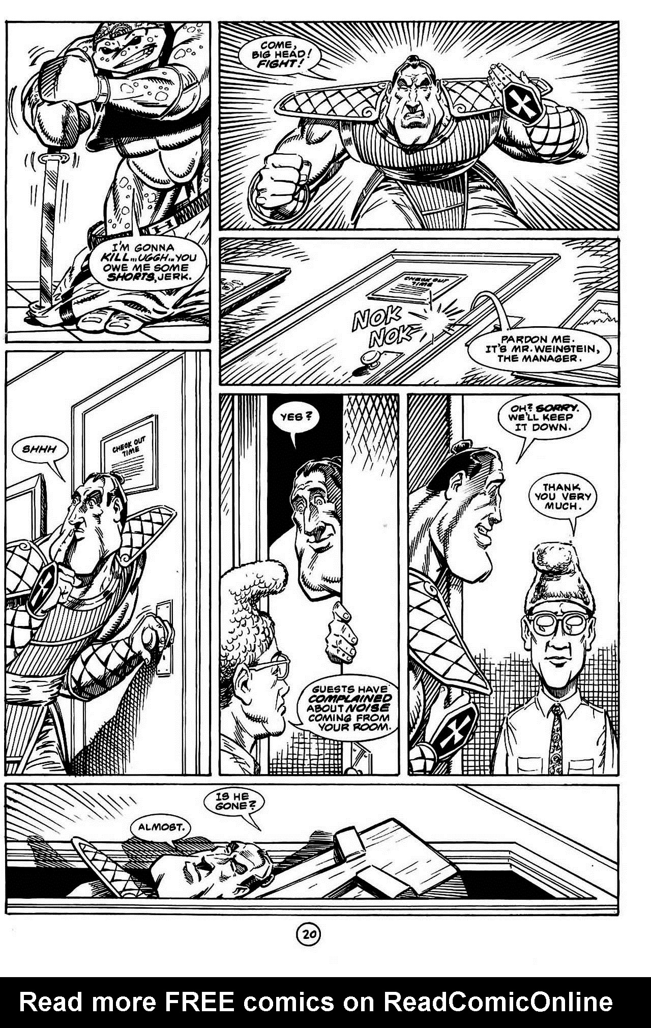 Read online Paul the Samurai (1992) comic -  Issue #6 - 21