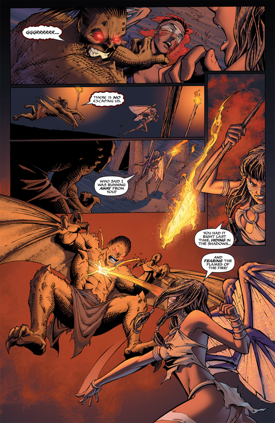 Read online Michael Turner's Soulfire: Chaos Reign comic -  Issue #1 - 21