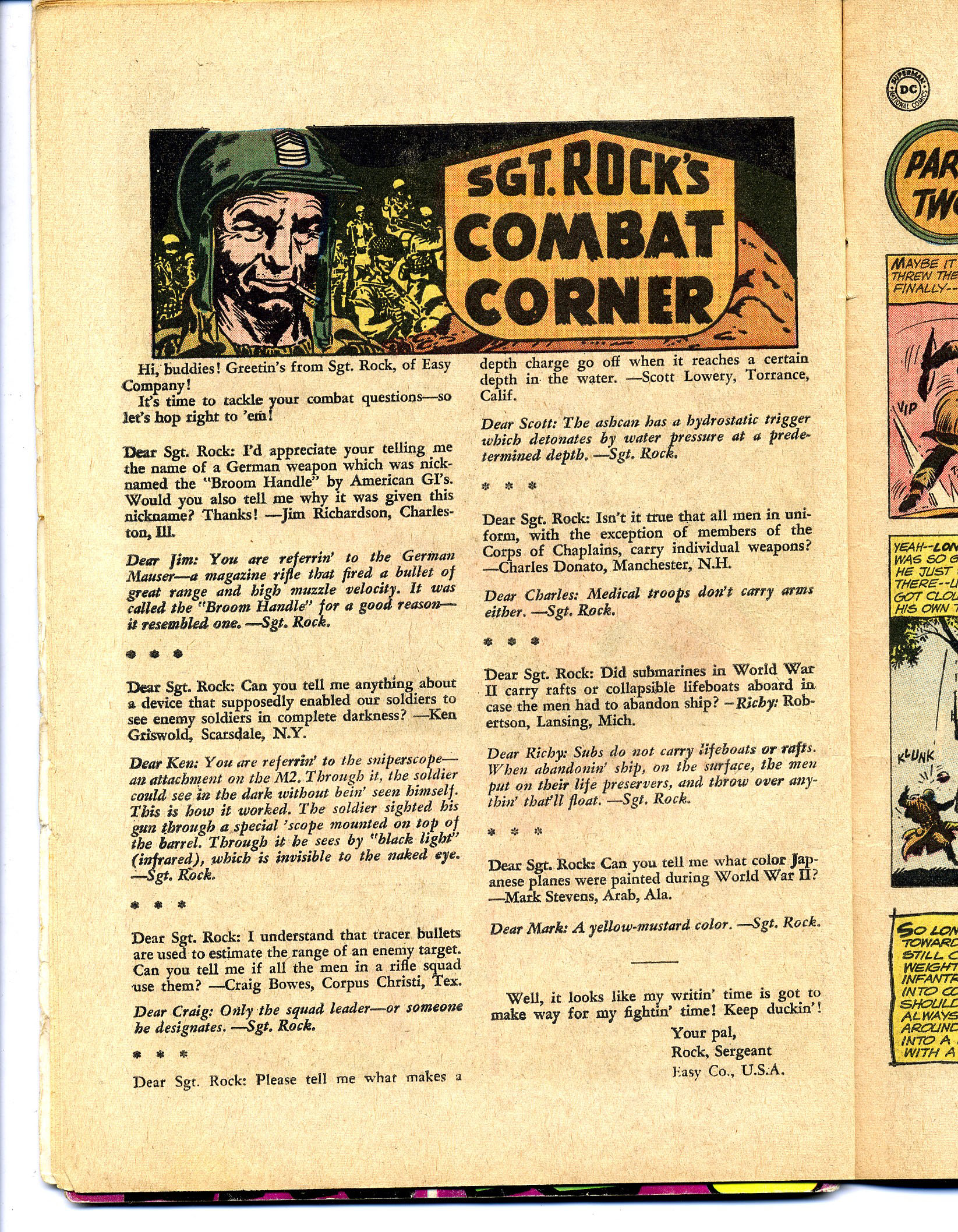 Read online Our Army at War (1952) comic -  Issue #150 - 10
