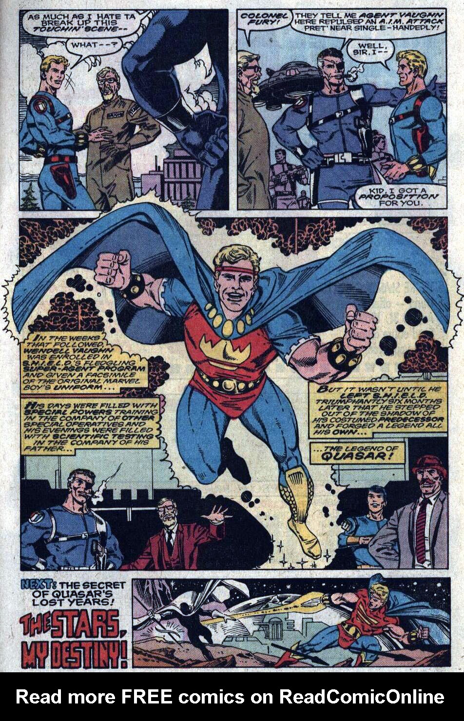 Read online Quasar comic -  Issue #1 - 24