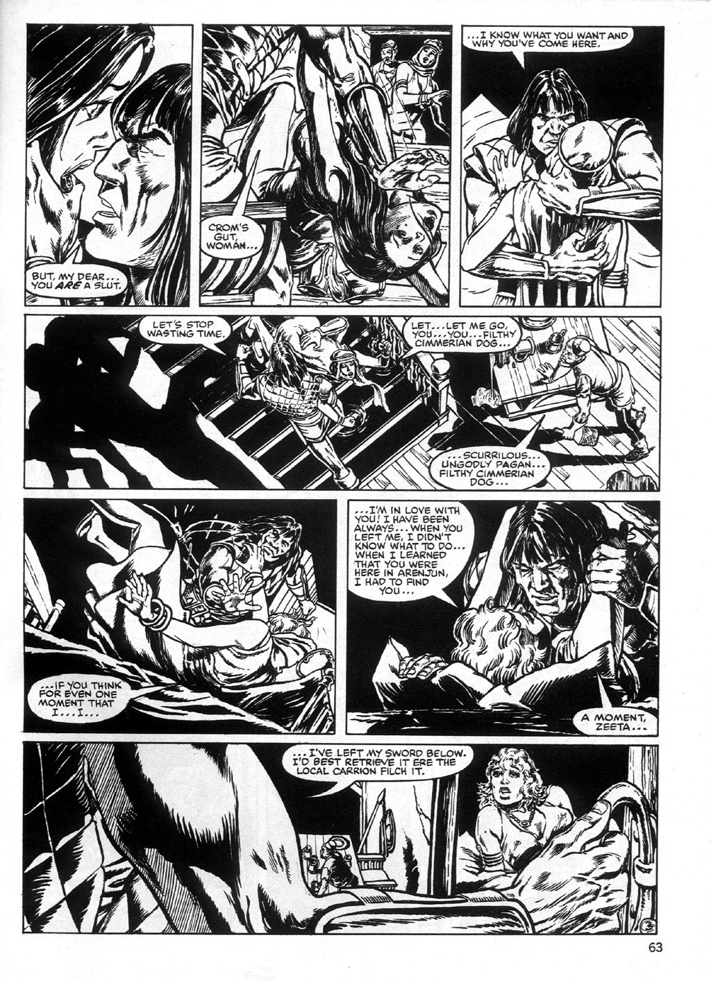 Read online The Savage Sword Of Conan comic -  Issue #99 - 62