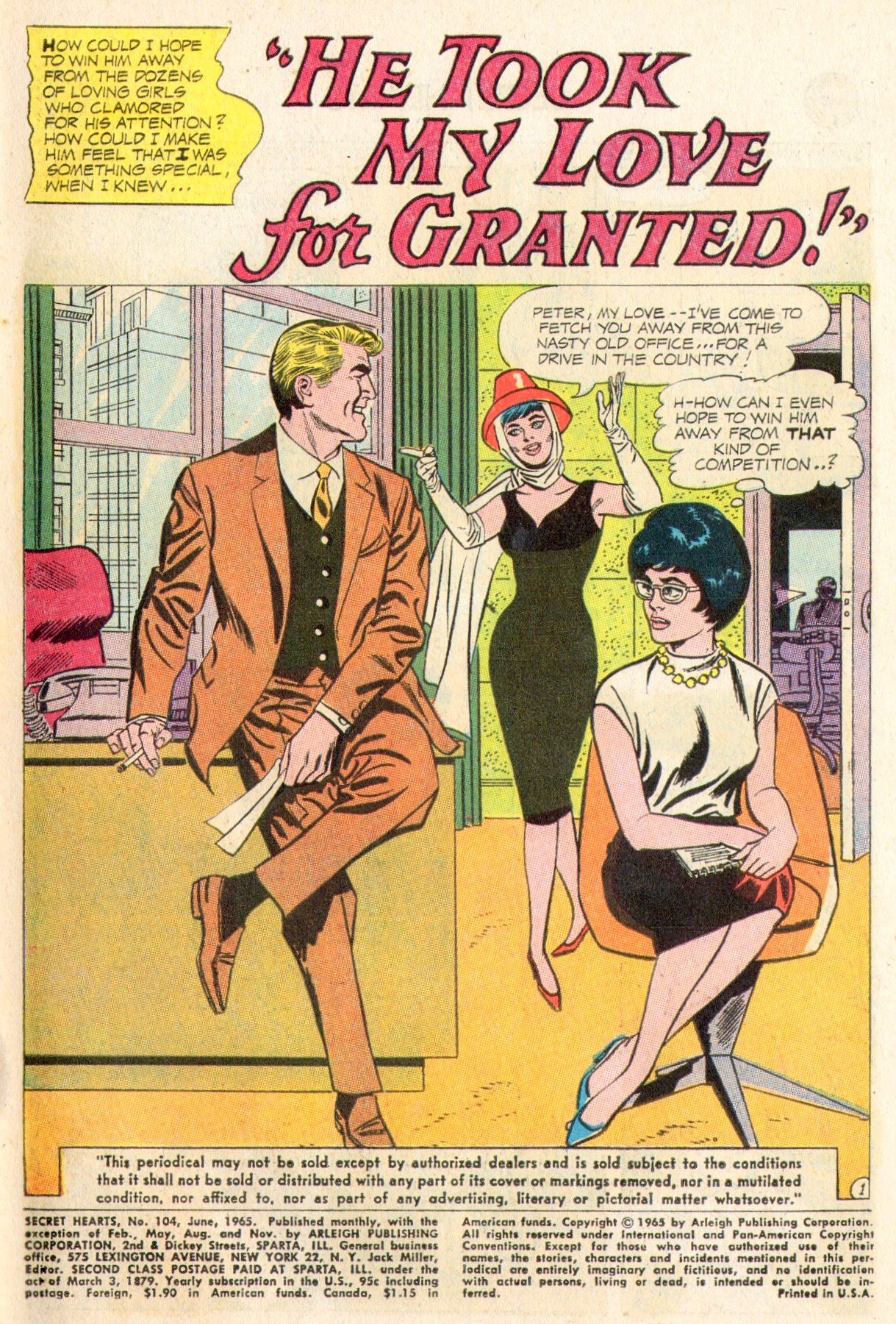 Read online Secret Hearts comic -  Issue #104 - 3