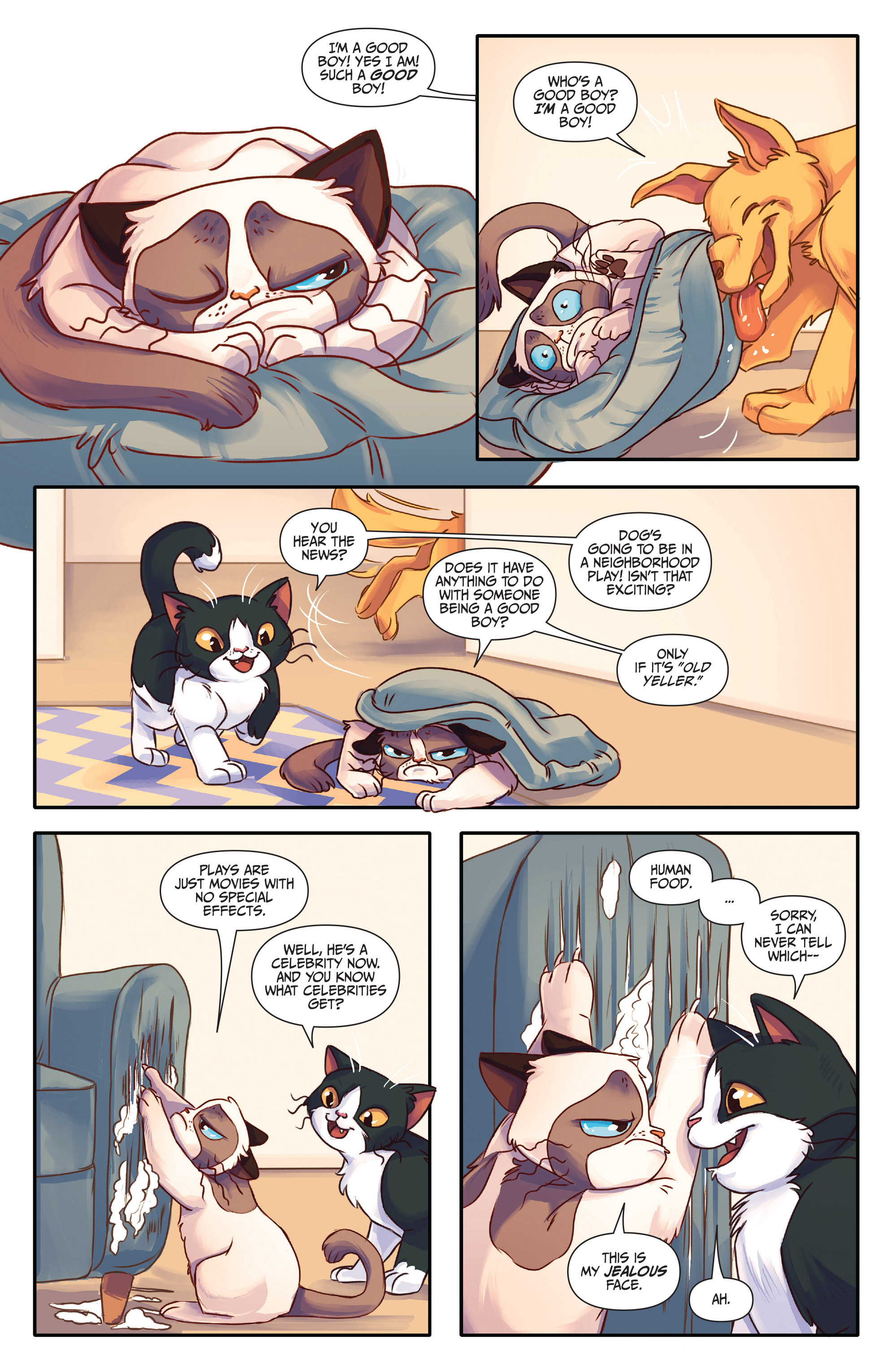 Read online Free Comic Book Day 2016 comic -  Issue # Grumpy Cat - 15