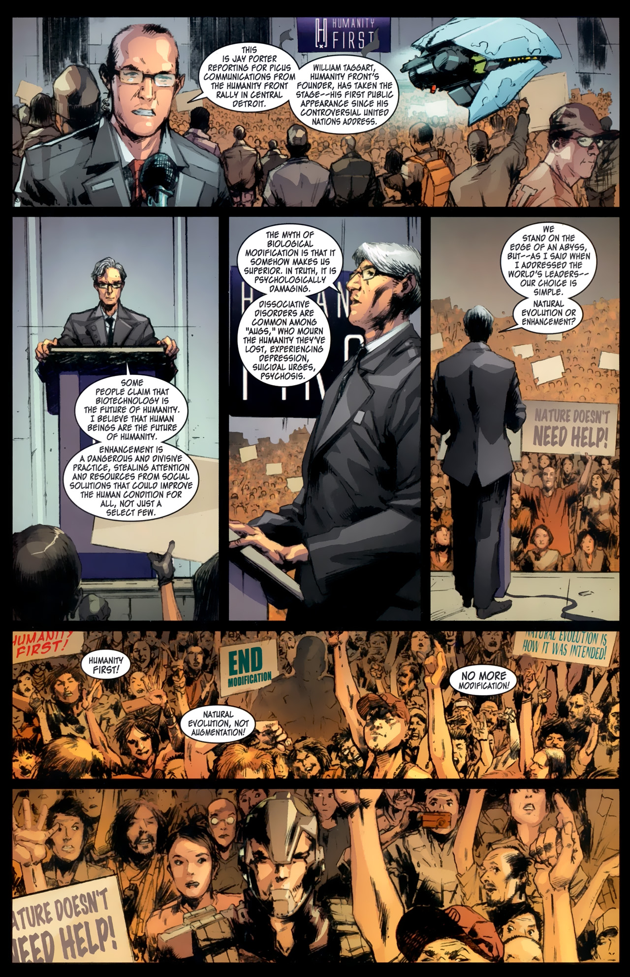 Read online Deus Ex comic -  Issue #1 - 19