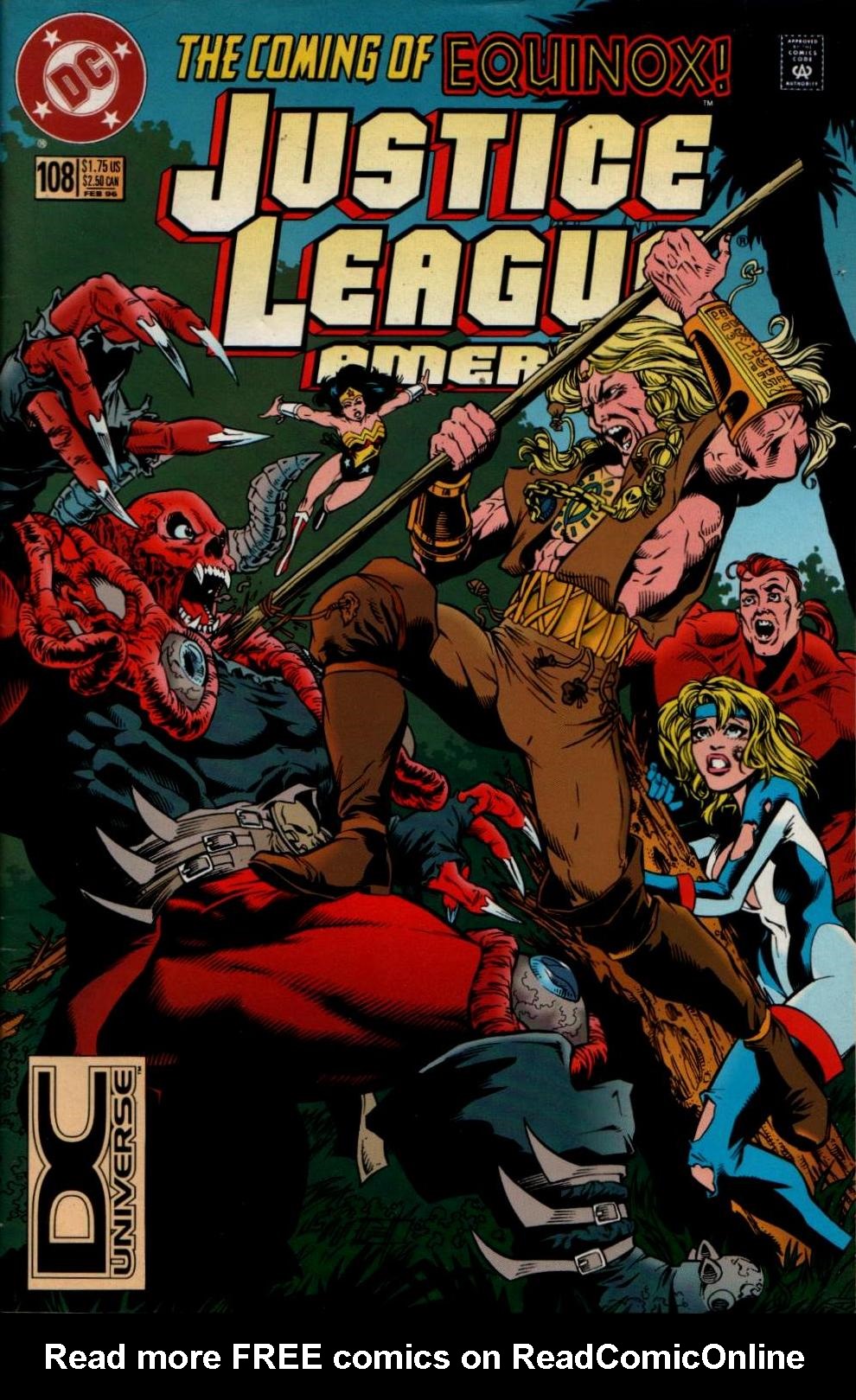 Read online Justice League America comic -  Issue #108 - 1