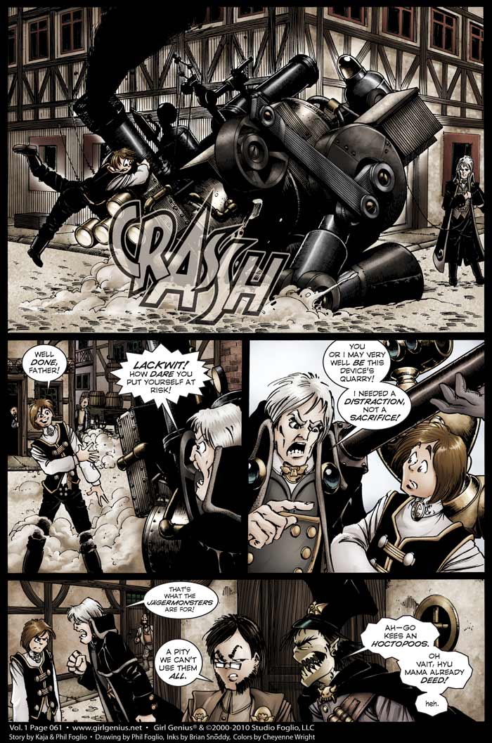 Read online Girl Genius (2002) comic -  Issue #1 - 61