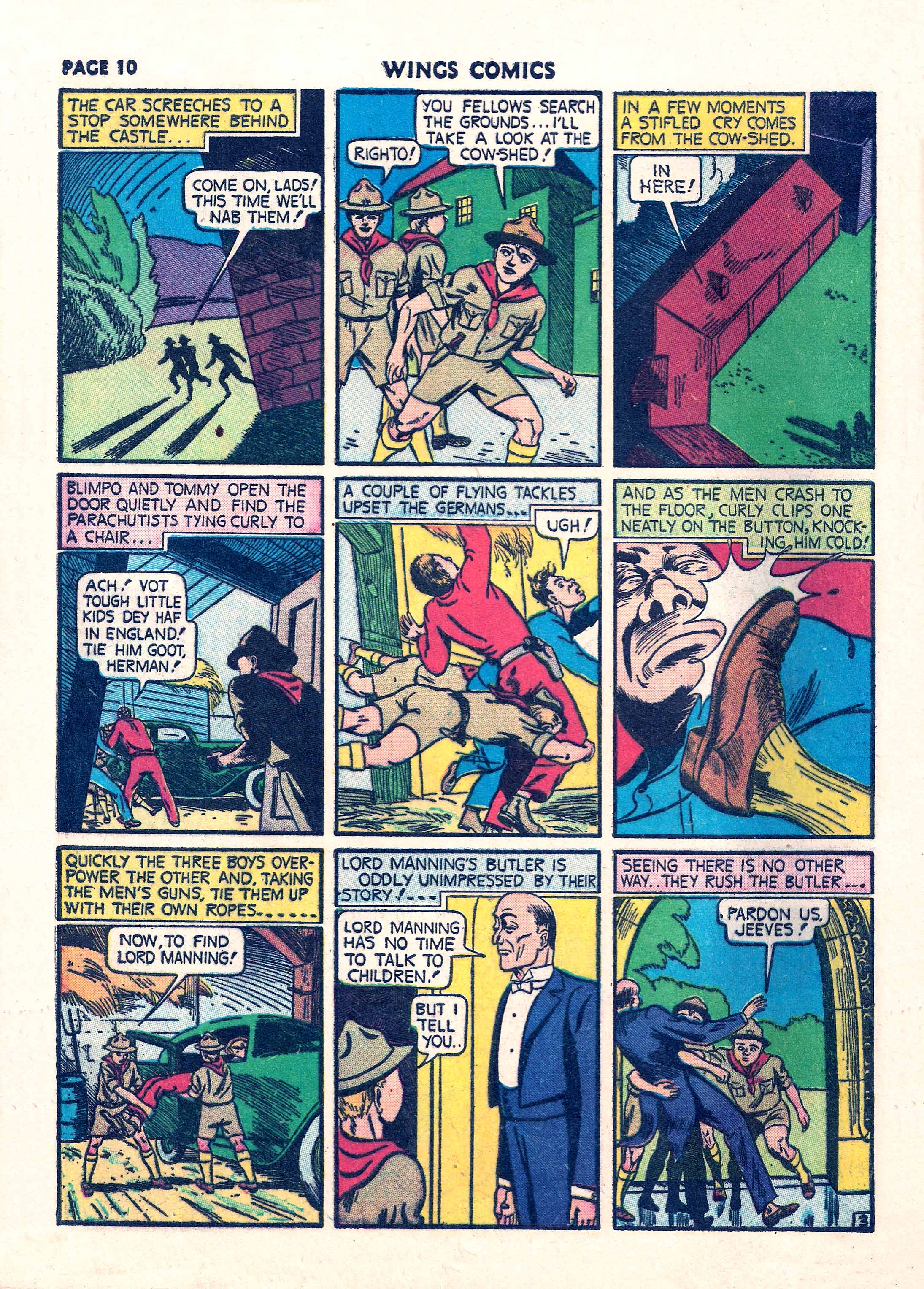 Read online Wings Comics comic -  Issue #9 - 12