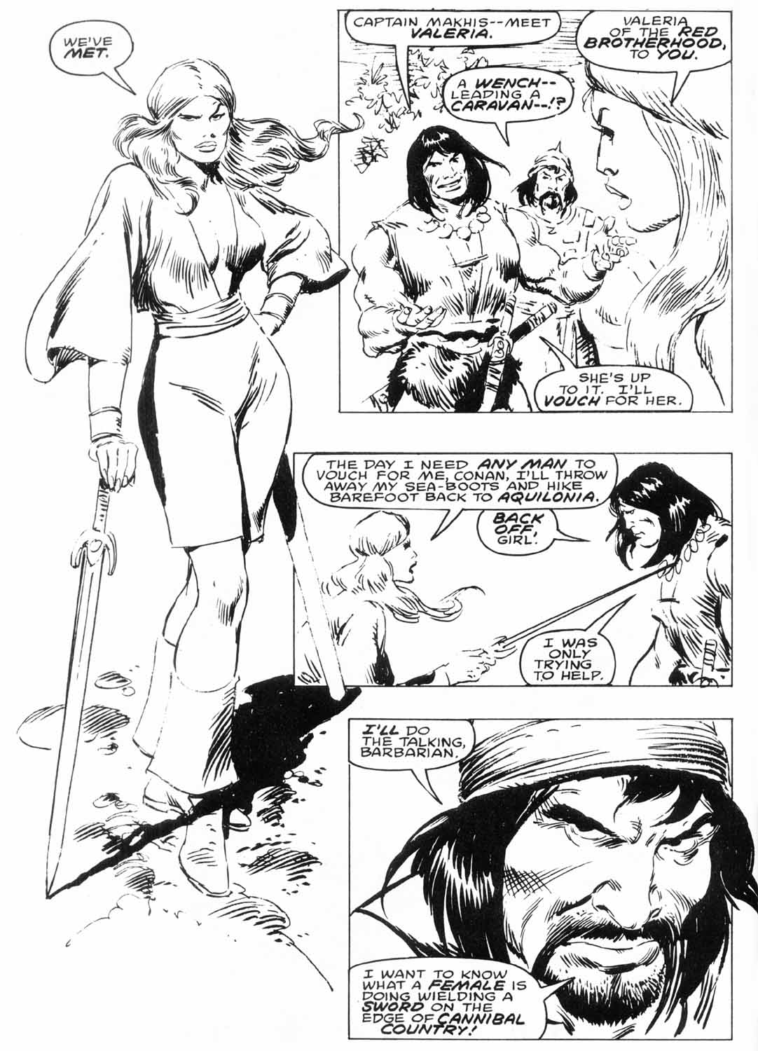 Read online The Savage Sword Of Conan comic -  Issue #225 - 9