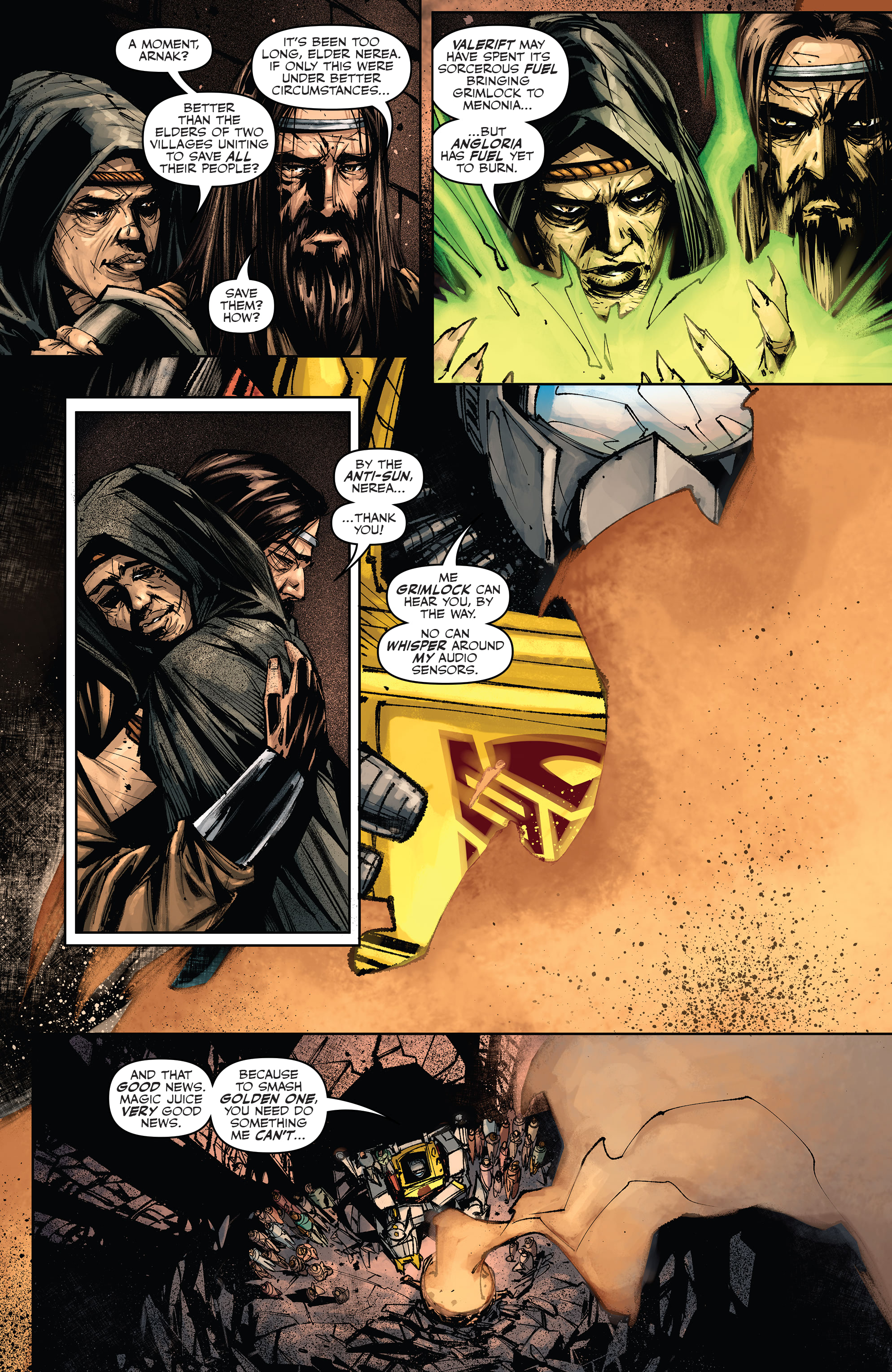 Read online Transformers: King Grimlock comic -  Issue #4 - 7