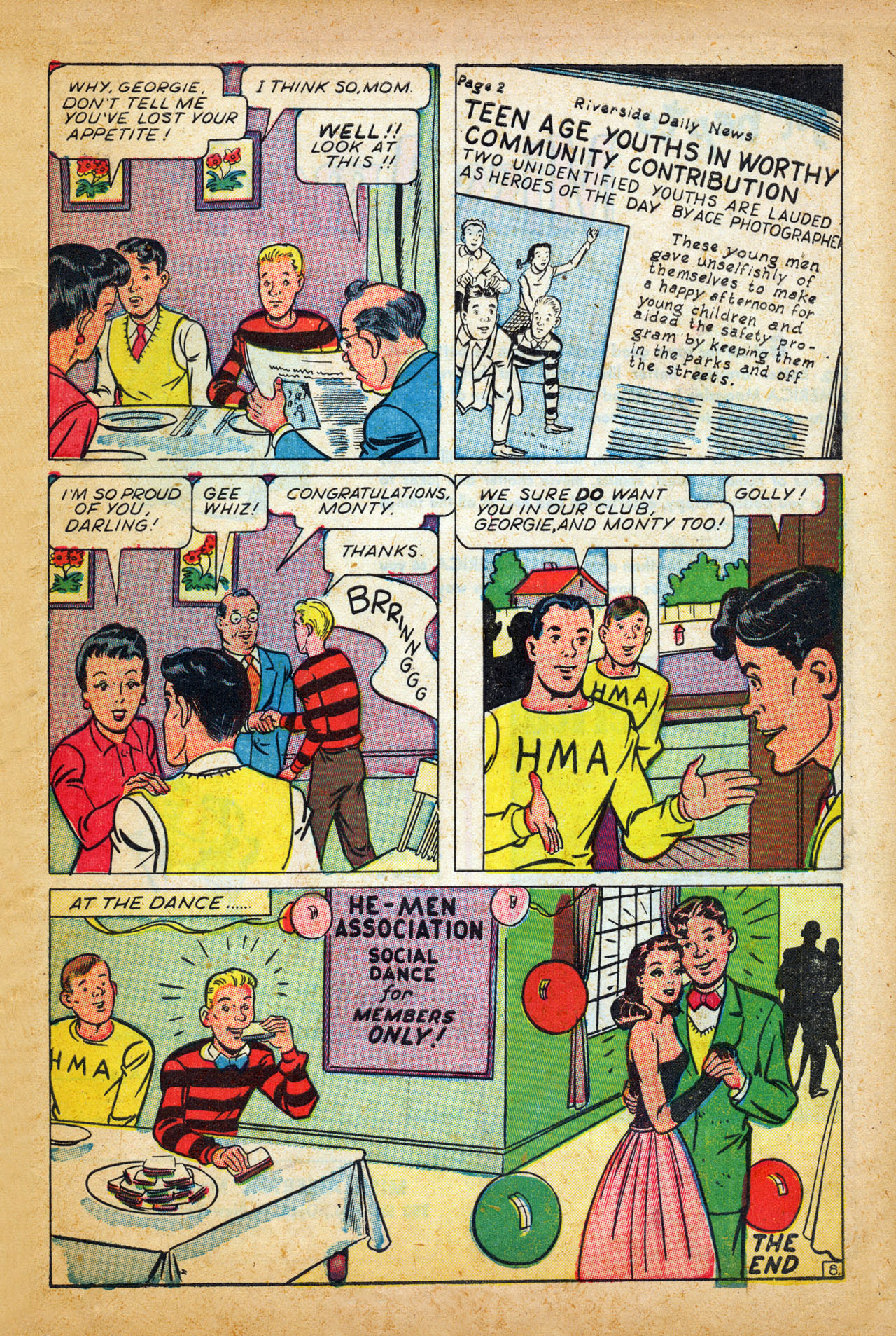 Read online Georgie Comics (1945) comic -  Issue #8 - 39
