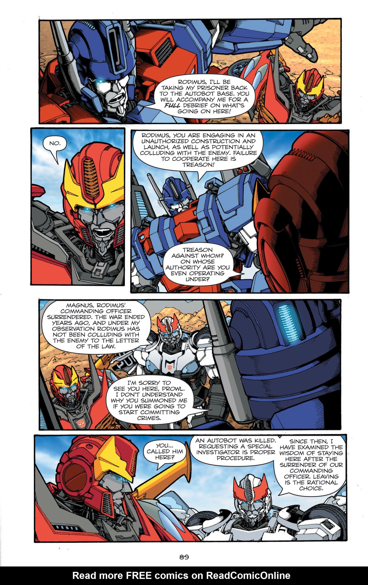 Read online Transformers: The IDW Collection comic -  Issue # TPB 6 (Part 1) - 89