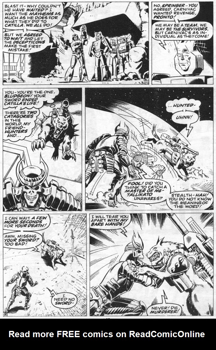 Read online The Transformers (UK) comic -  Issue #273 - 8