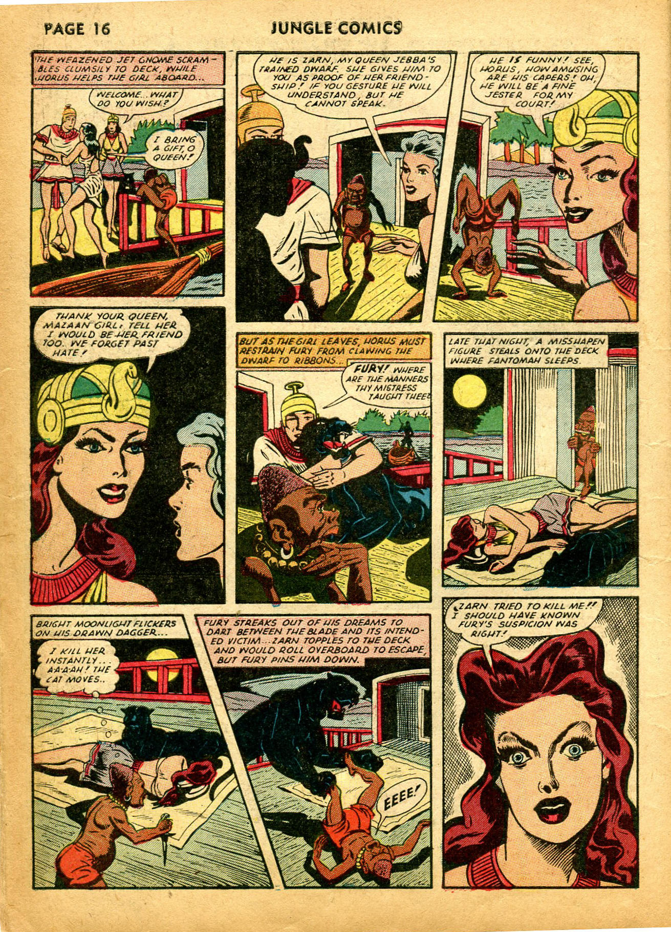 Read online Jungle Comics comic -  Issue #32 - 19