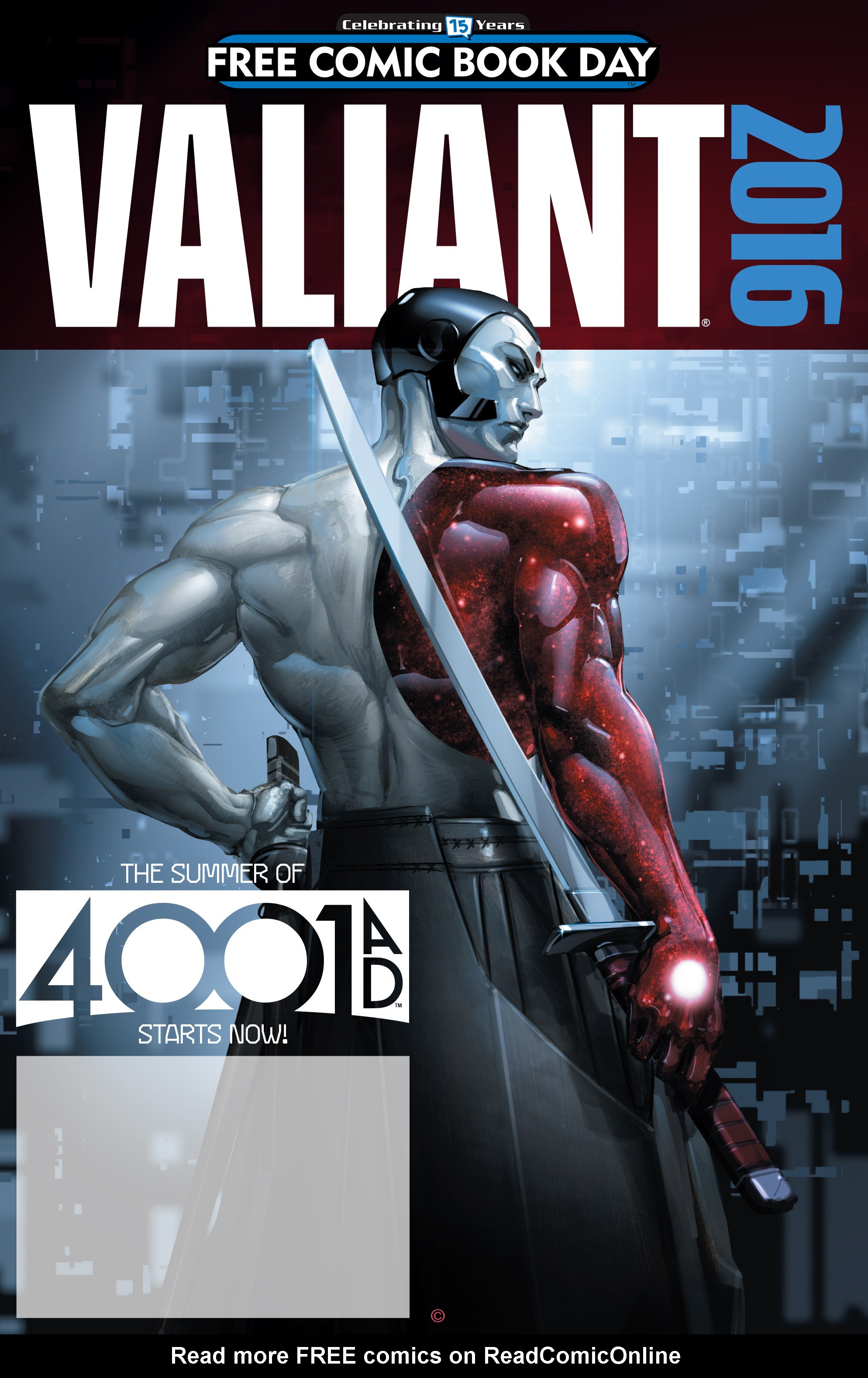 Read online Free Comic Book Day 2016 comic -  Issue # Valiant - 4001 A.D. FCBD Special - 1