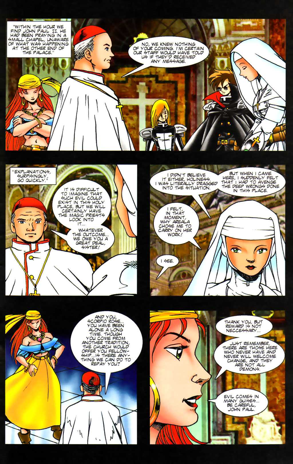 Read online Warrior Nun Areala: Scorpio Rose comic -  Issue #4 - 25