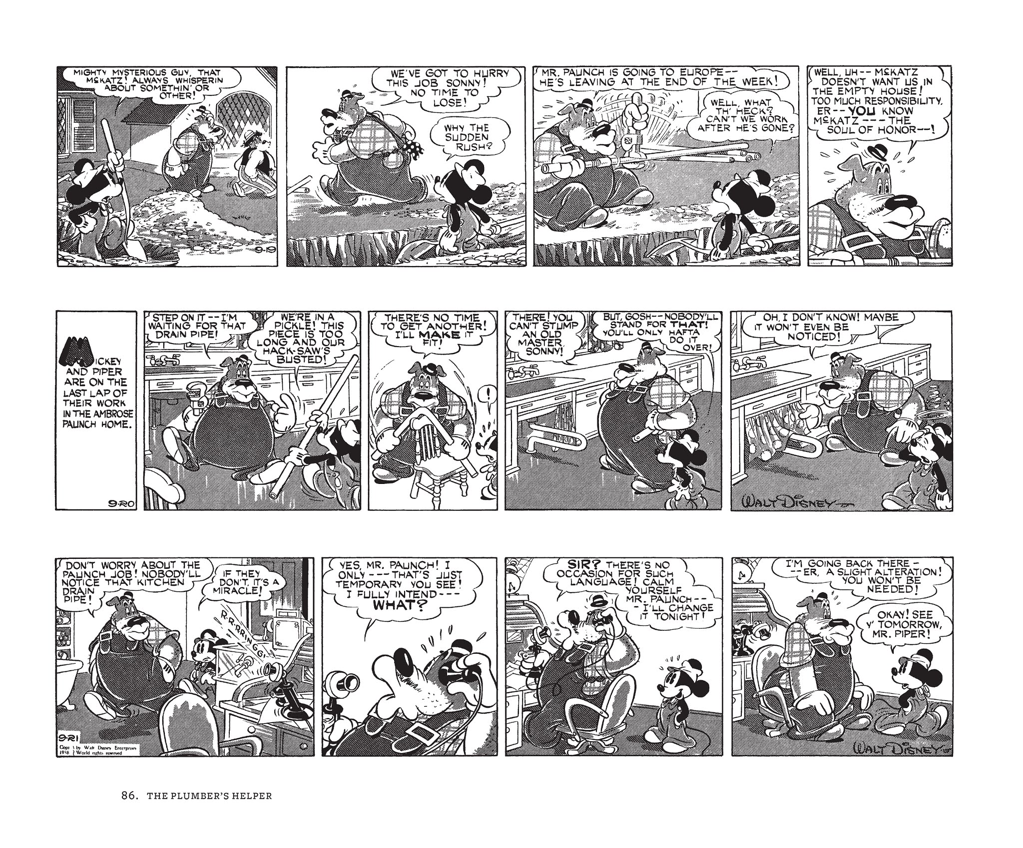 Read online Walt Disney's Mickey Mouse by Floyd Gottfredson comic -  Issue # TPB 5 (Part 1) - 86