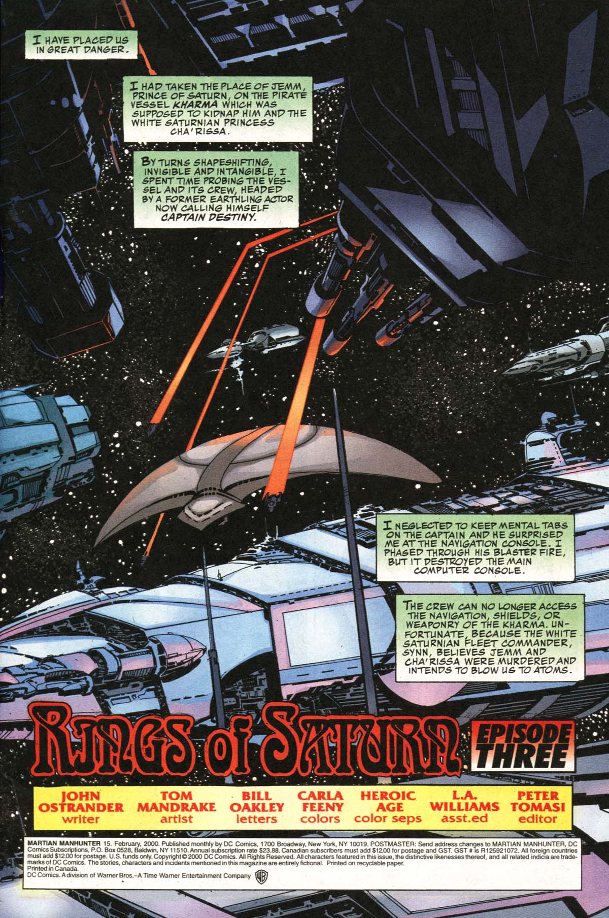 Read online Martian Manhunter (1998) comic -  Issue #15 - 2