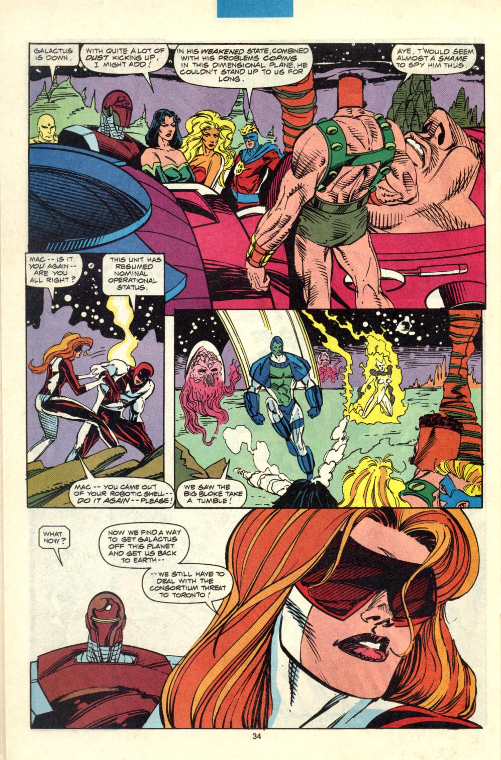 Read online Alpha Flight (1983) comic -  Issue #100 - 29