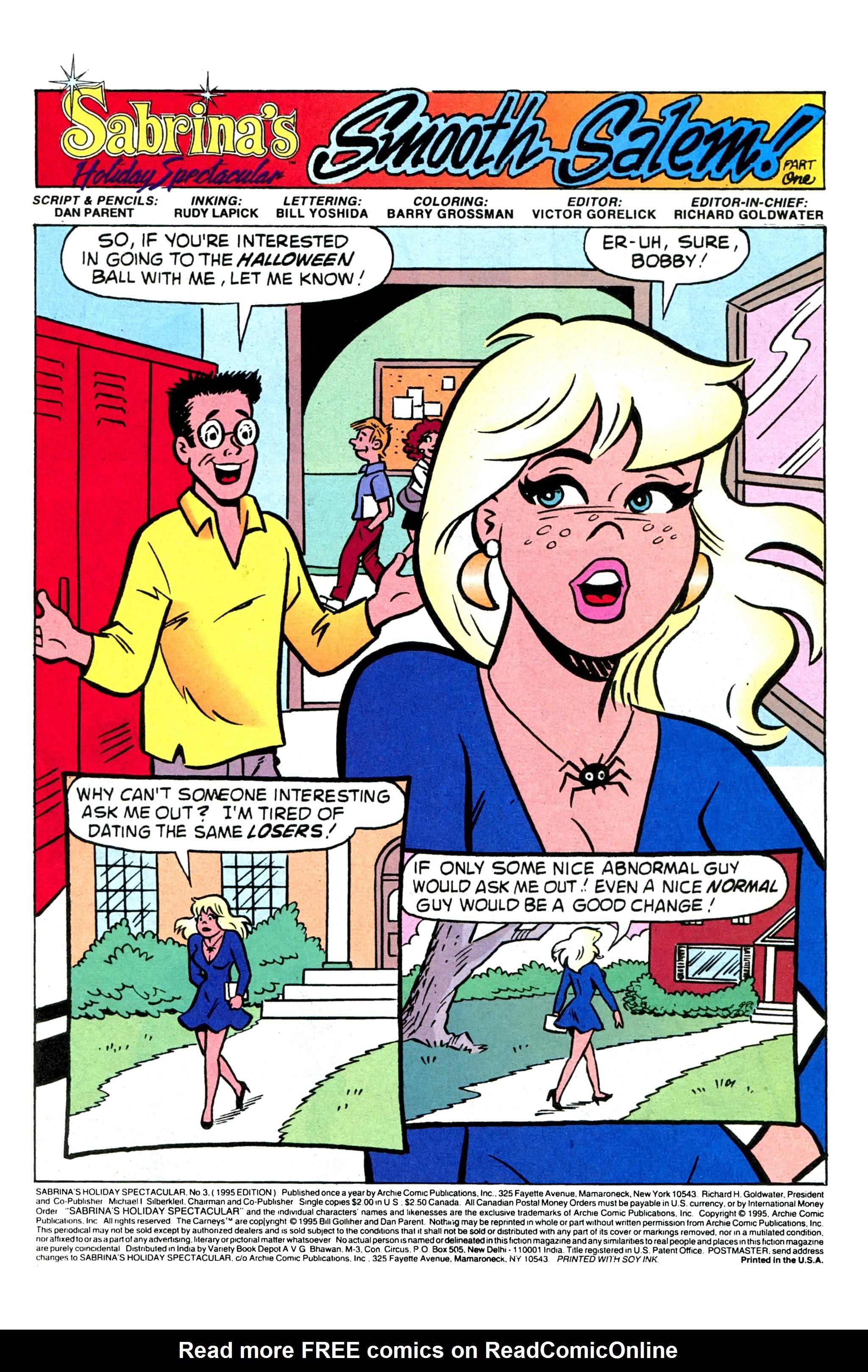 Read online Sabrina's Holiday Spectacular comic -  Issue #3 - 3