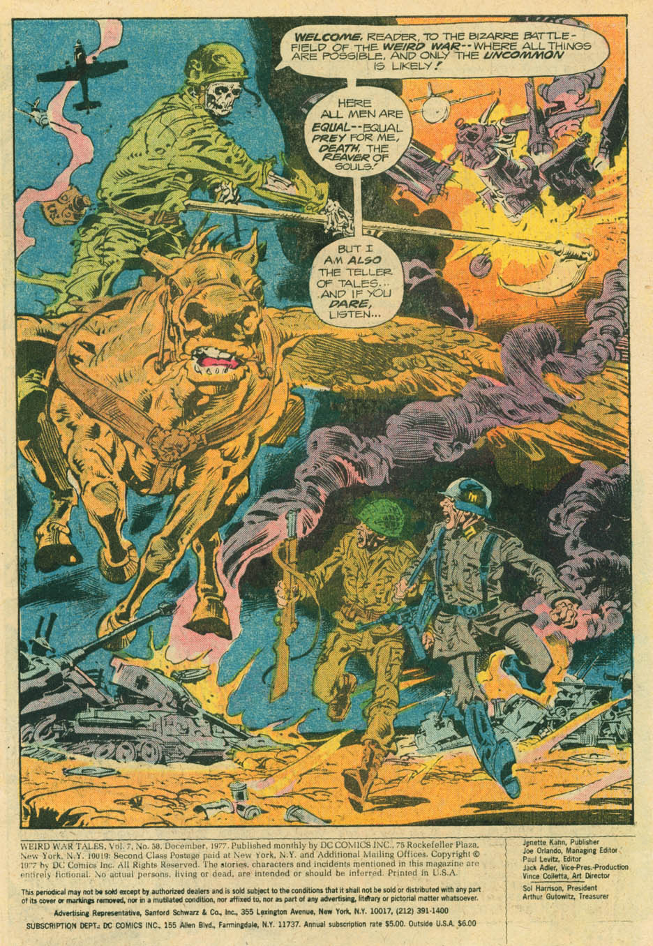 Read online Weird War Tales (1971) comic -  Issue #58 - 3