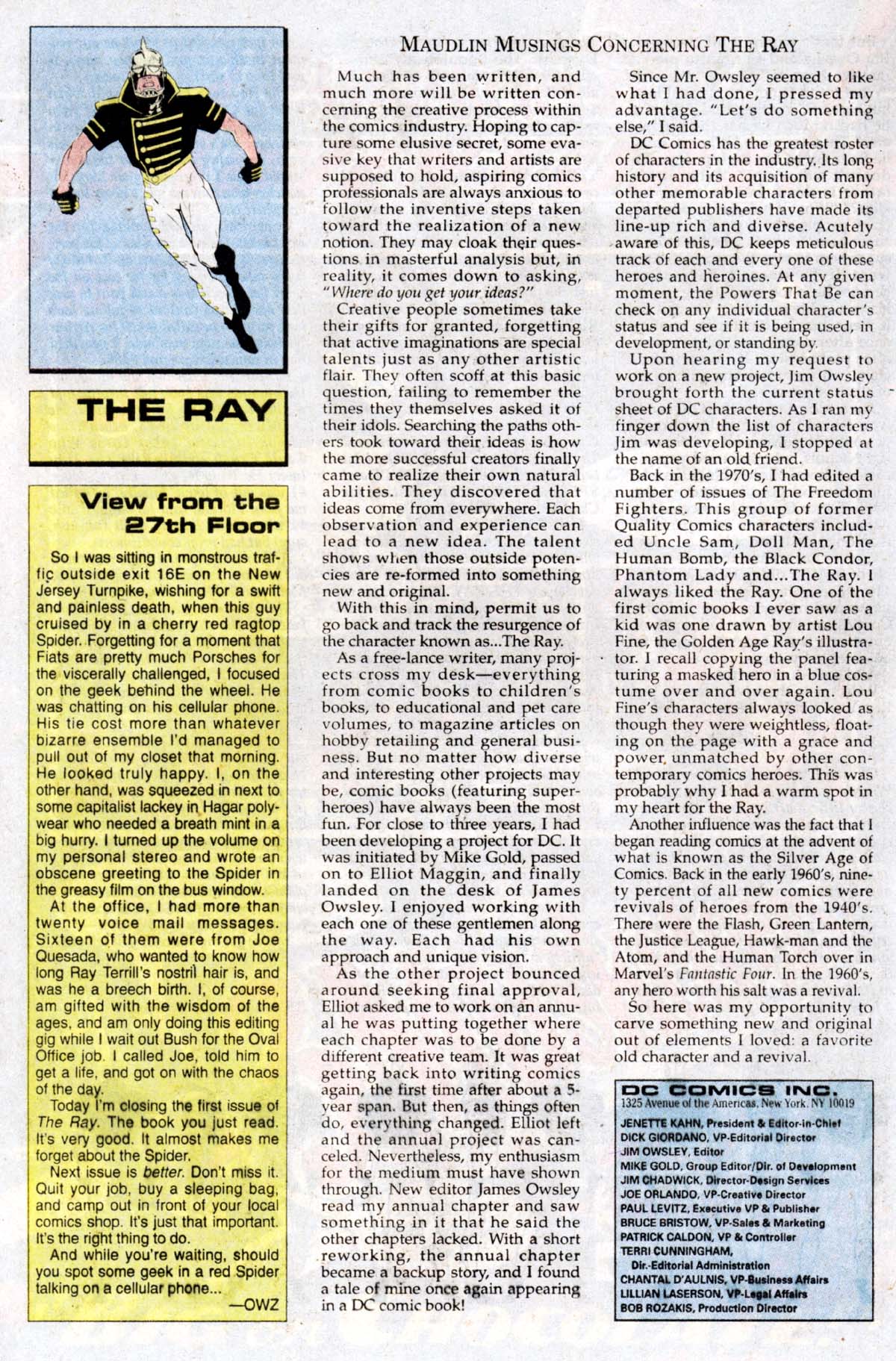 Read online The Ray (1992) comic -  Issue #1 - 25