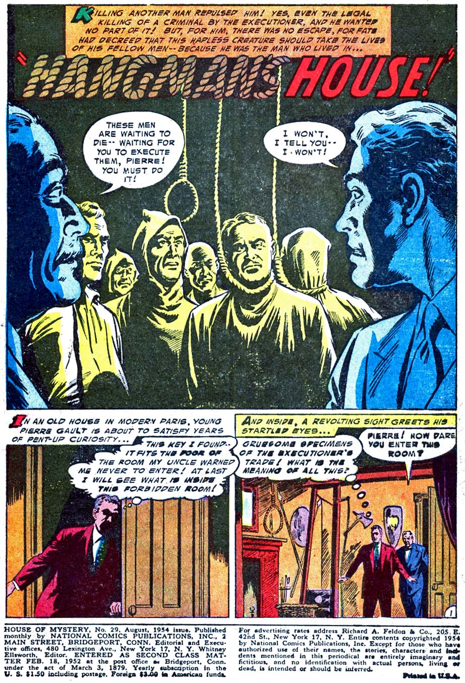 Read online House of Mystery (1951) comic -  Issue #29 - 3