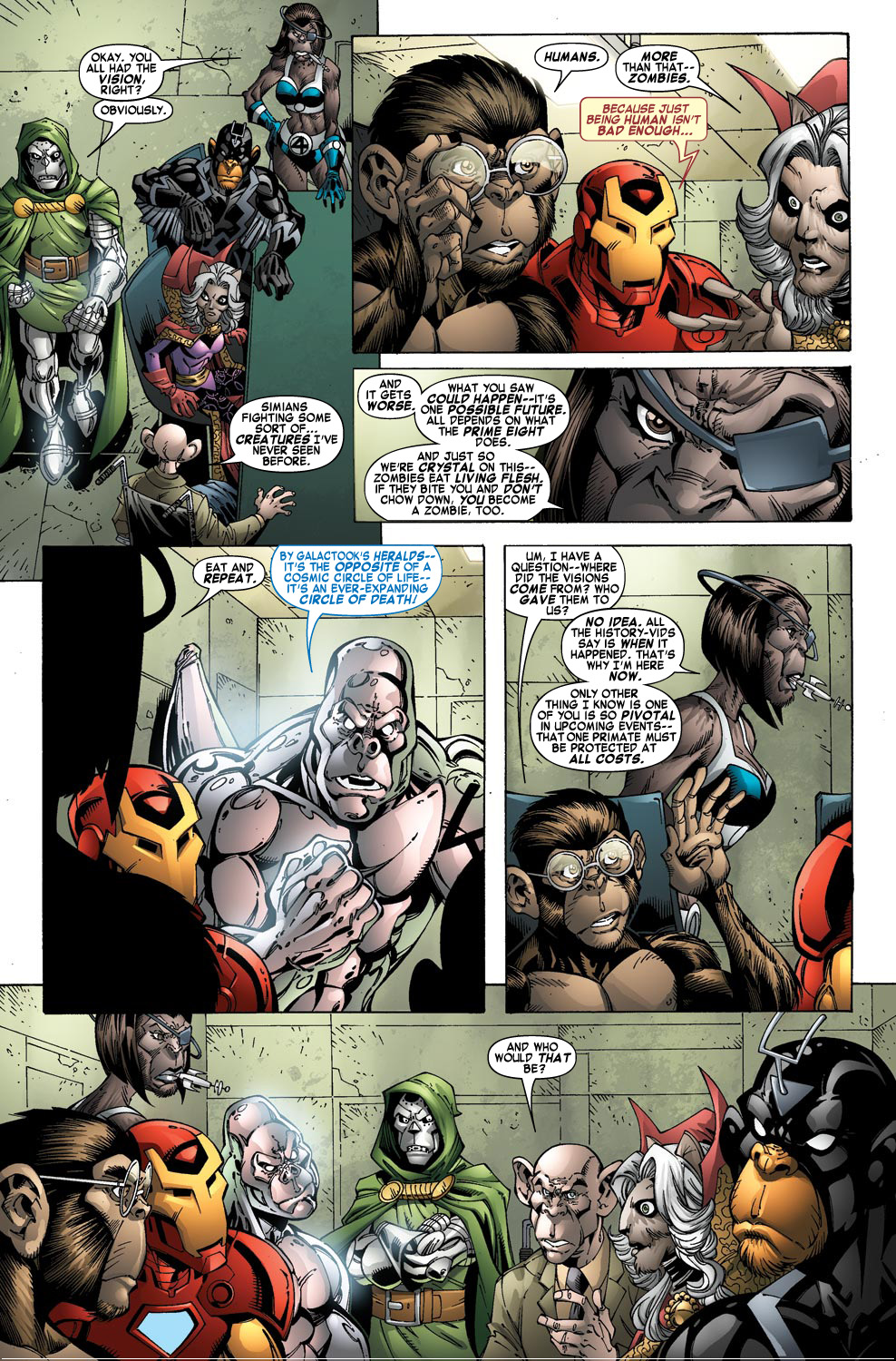 Read online Marvel Apes: Prime Eight comic -  Issue #1 - 14