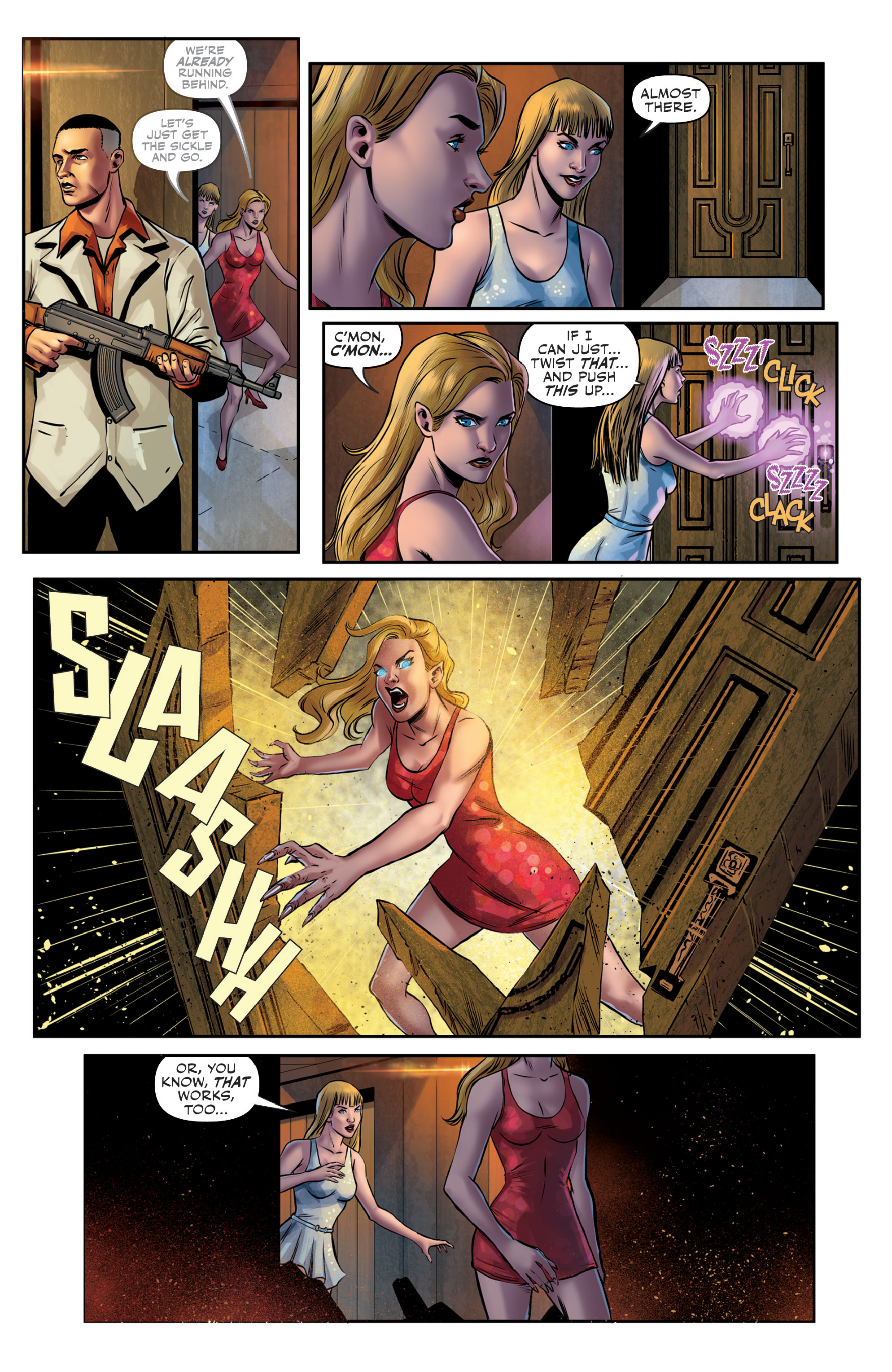 Read online Grimm Spotlight: Red Agent - Friendly Fire comic -  Issue # Full - 14