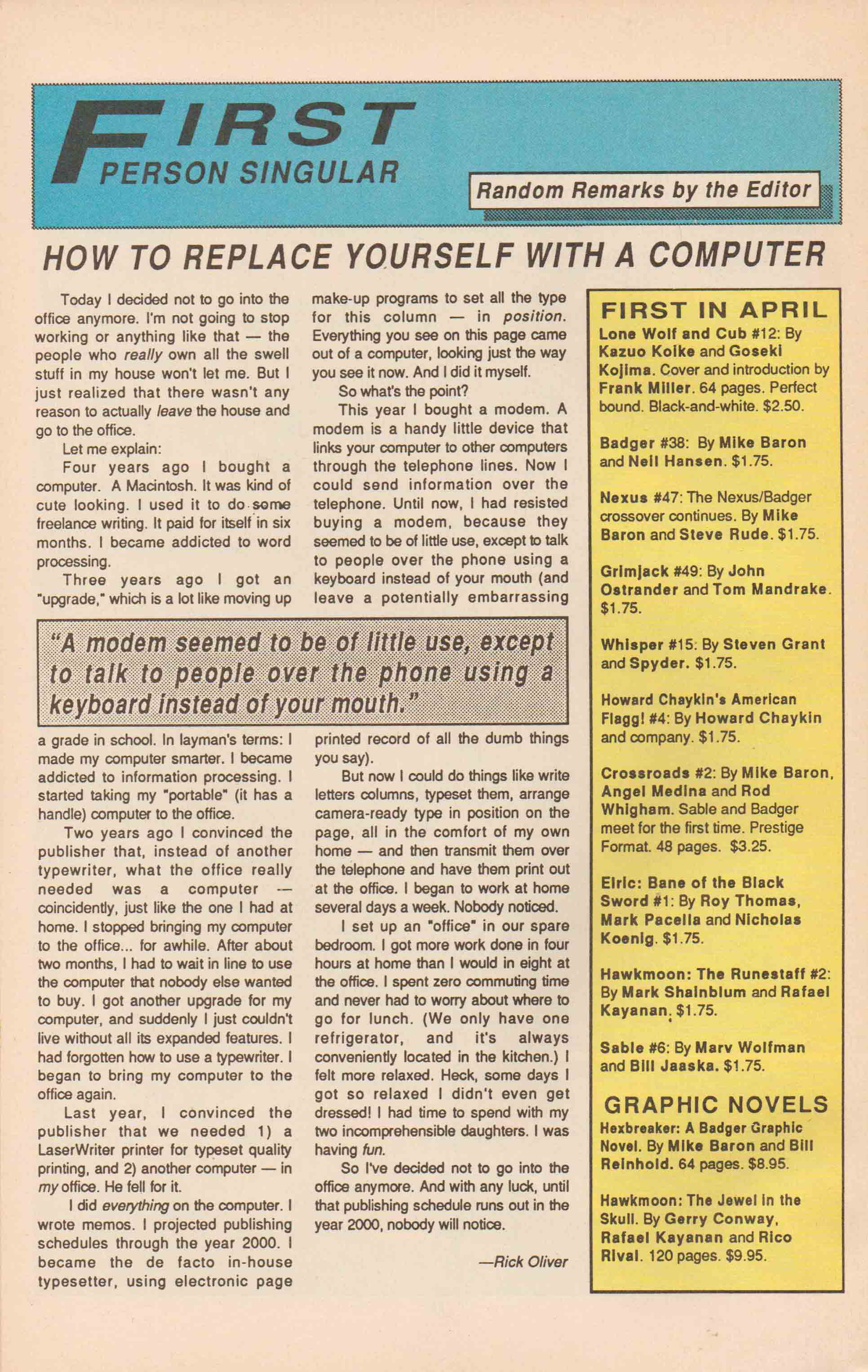 Read online The Badger comic -  Issue #38 - 14