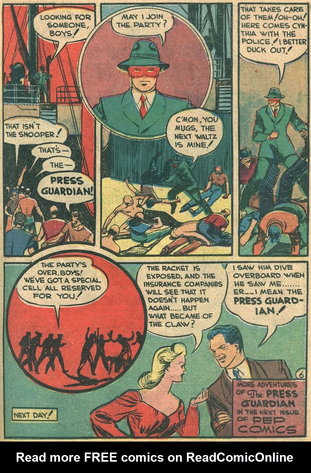 Read online Pep Comics comic -  Issue #8 - 27