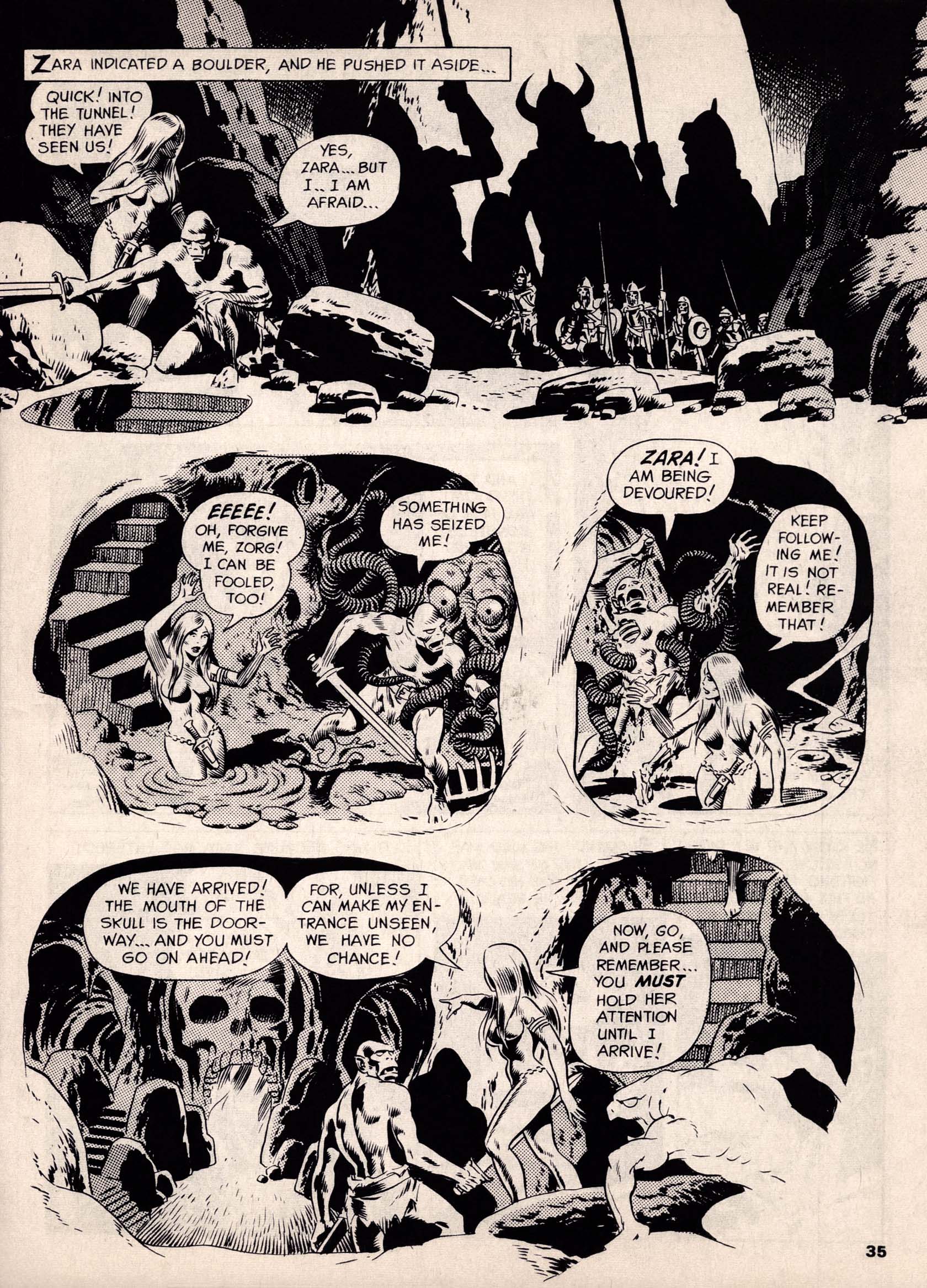 Read online Vampirella (1969) comic -  Issue # Annual 1972 - 35