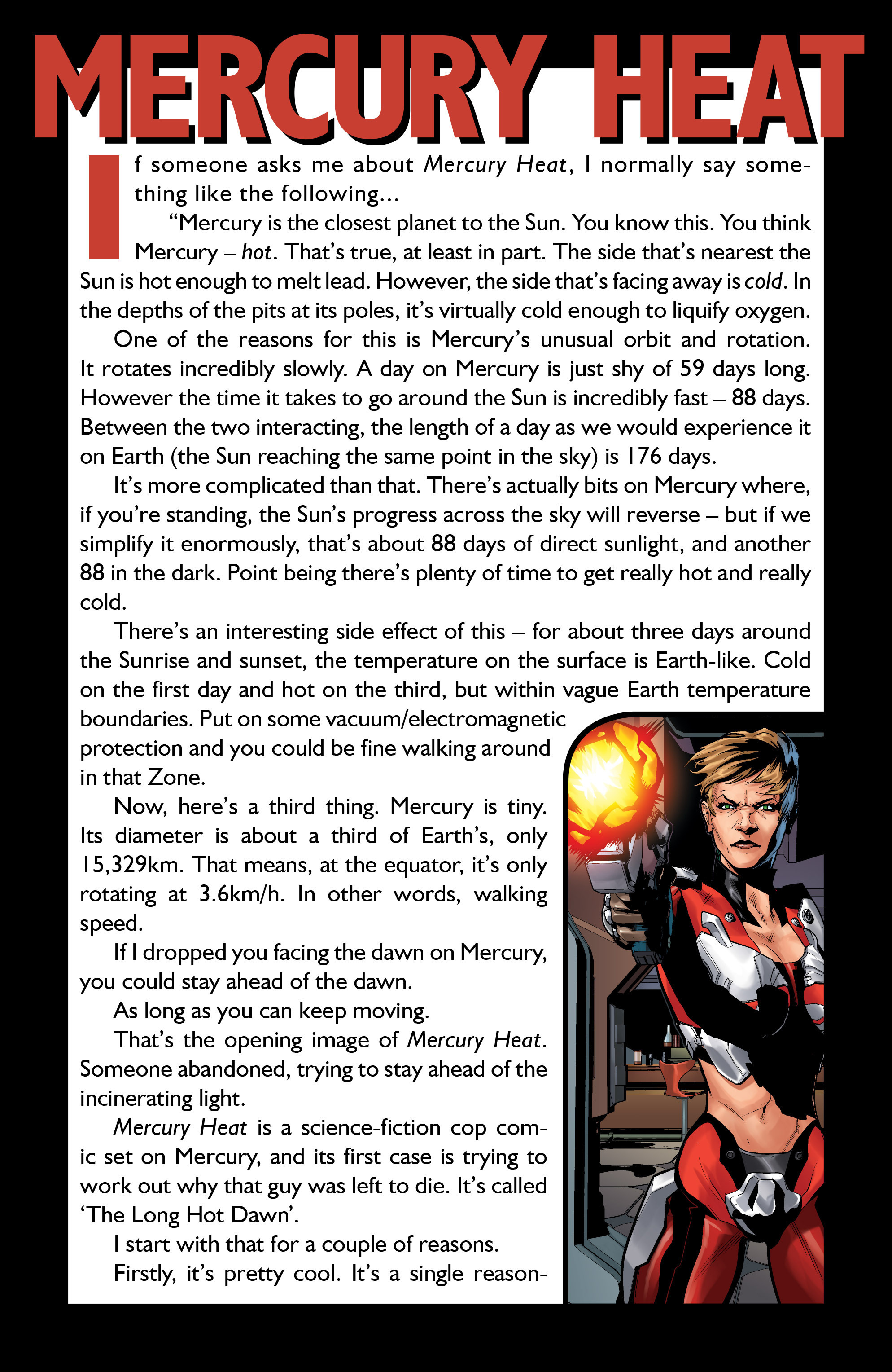 Read online Free Comic Book Day 2015 comic -  Issue # Mercury Heat Debut - 15