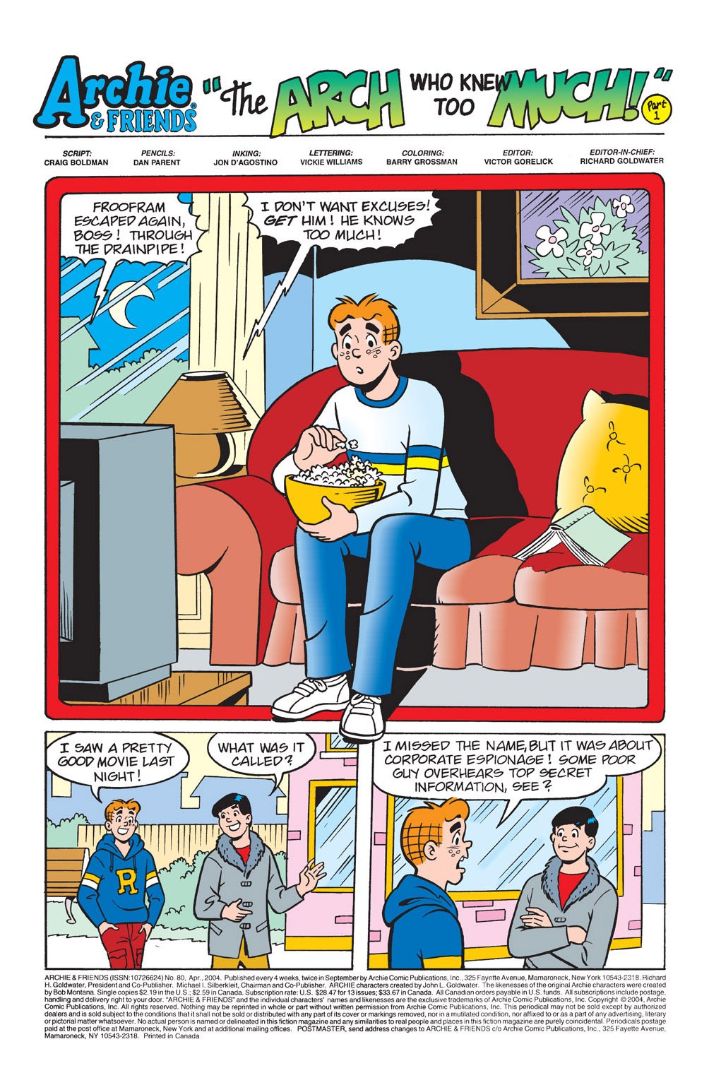Read online Archie & Friends (1992) comic -  Issue #80 - 2