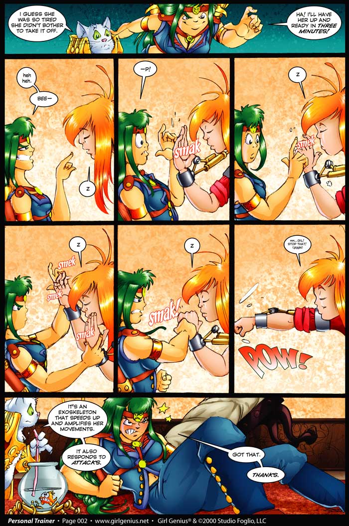 Read online Girl Genius (2002) comic -  Issue #6 - 152