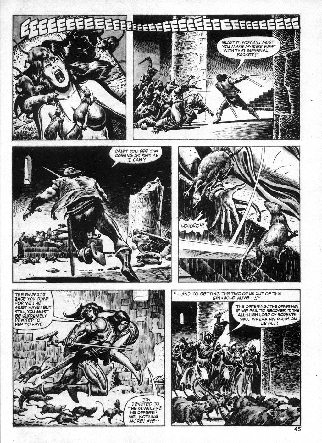 Read online The Savage Sword Of Conan comic -  Issue #95 - 45