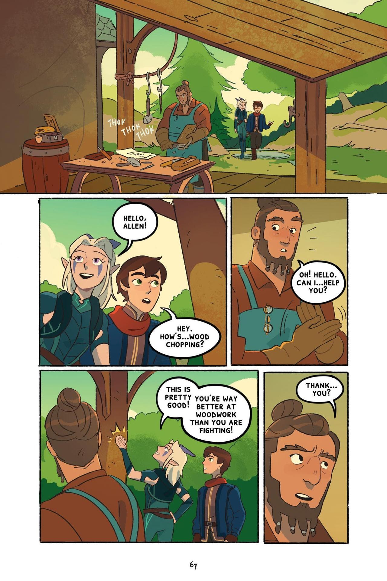 Read online Through the Moon: The Dragon Prince Graphic Novel comic -  Issue # TPB - 71