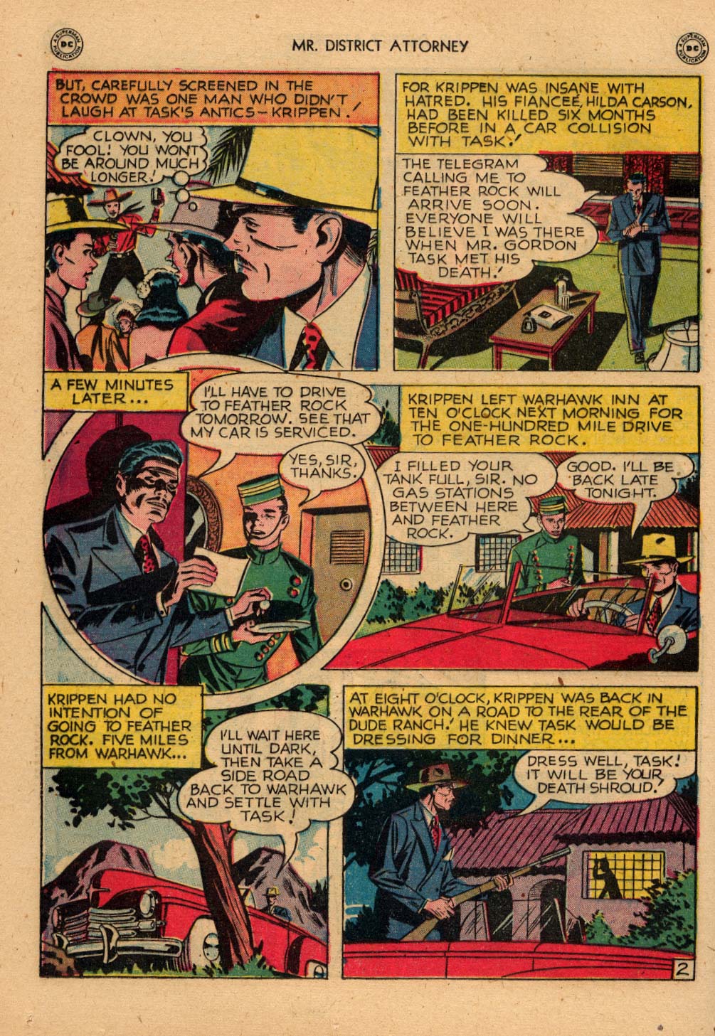 Read online Mr. District Attorney comic -  Issue #9 - 36