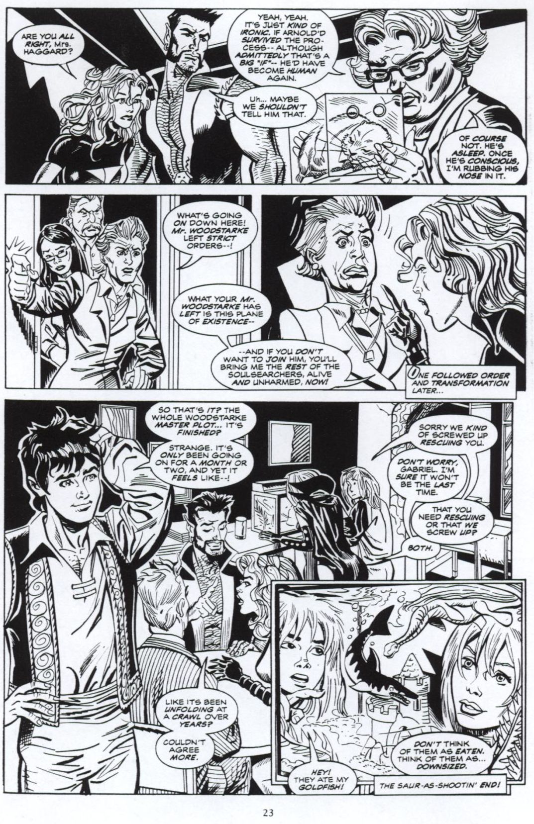 Read online Soulsearchers and Company comic -  Issue #71 - 24