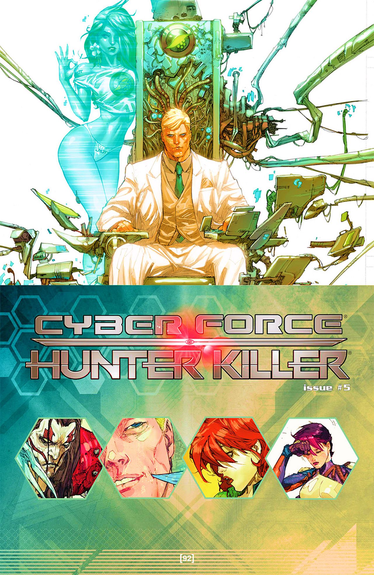 Read online CyberForce/Hunter-Killer comic -  Issue #5 - 2