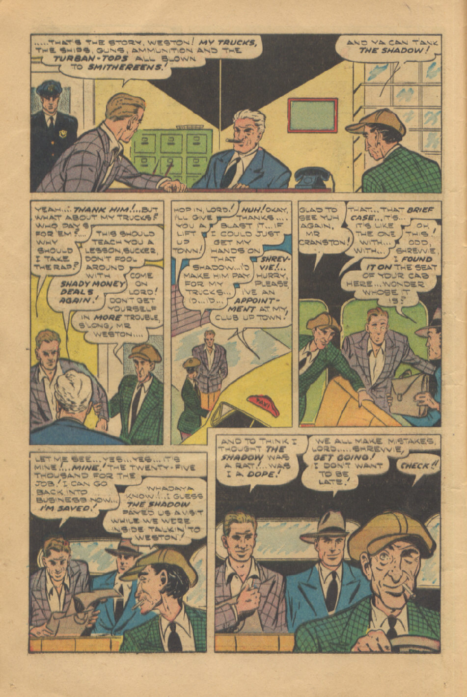 Read online Shadow Comics comic -  Issue #95 - 16