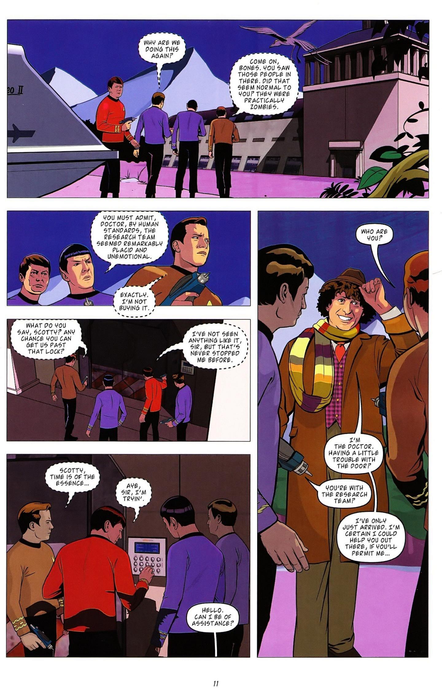 Read online Star Trek: The Next Generation/Doctor Who: Assimilation² comic -  Issue #3 - 14