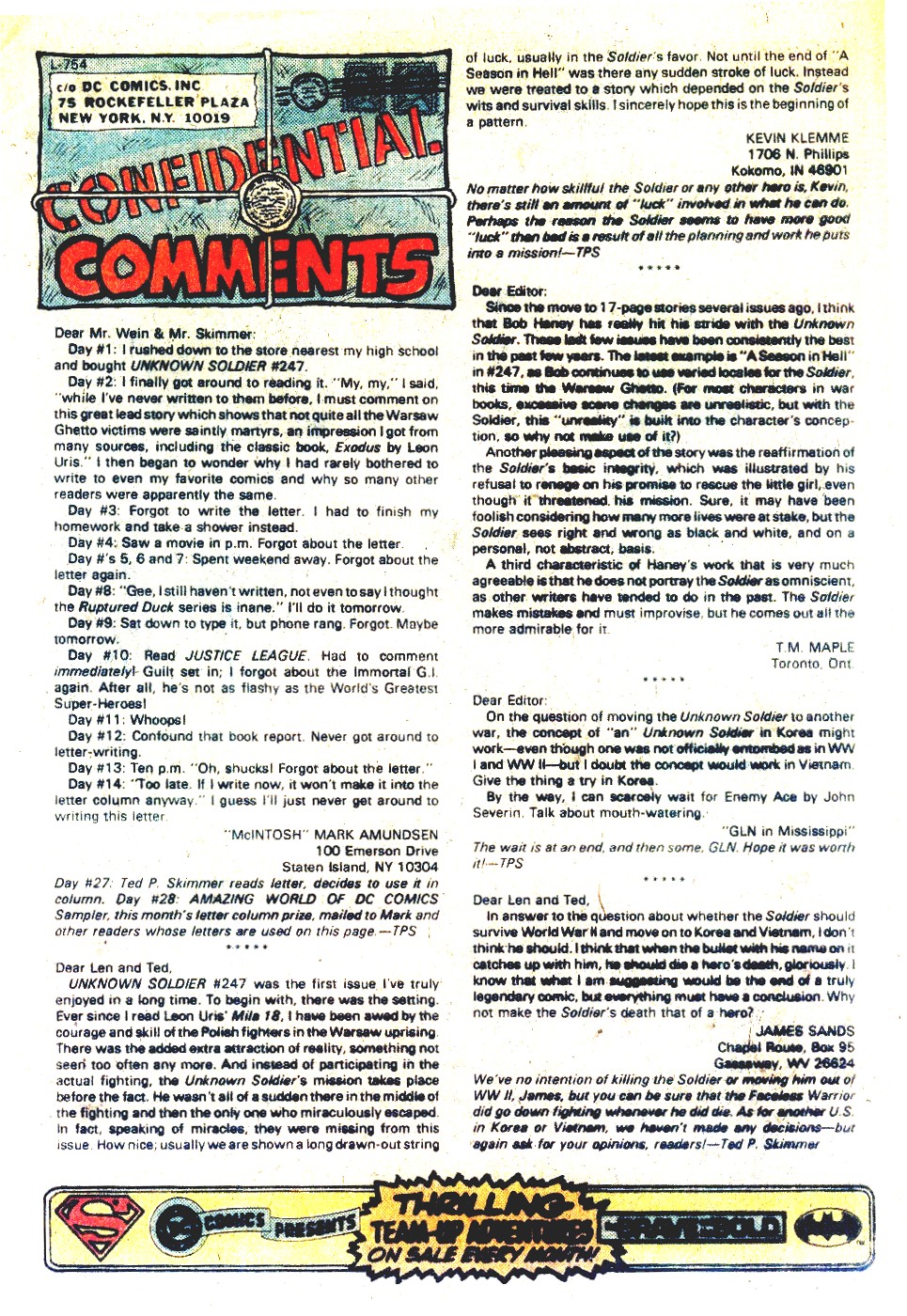 Read online Unknown Soldier (1977) comic -  Issue #252 - 33