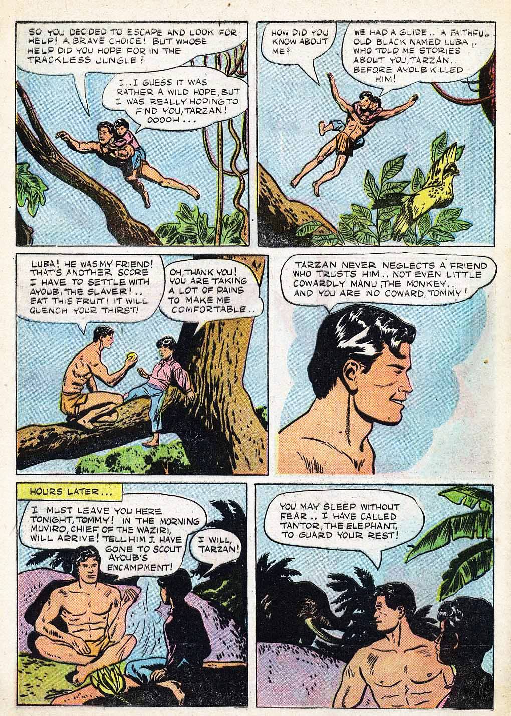 Read online Tarzan (1948) comic -  Issue #2 - 9