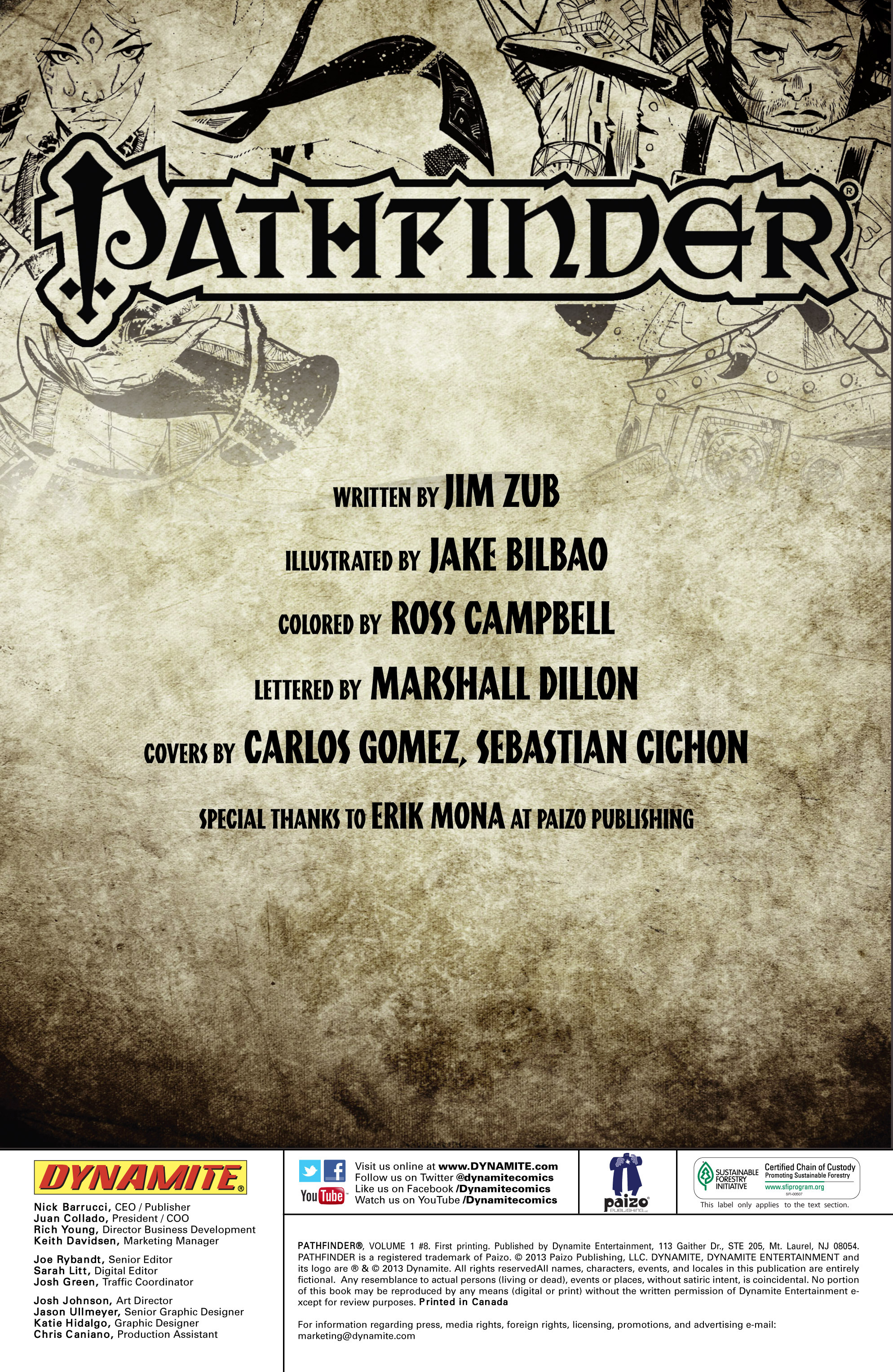 Read online Pathfinder comic -  Issue #8 - 3