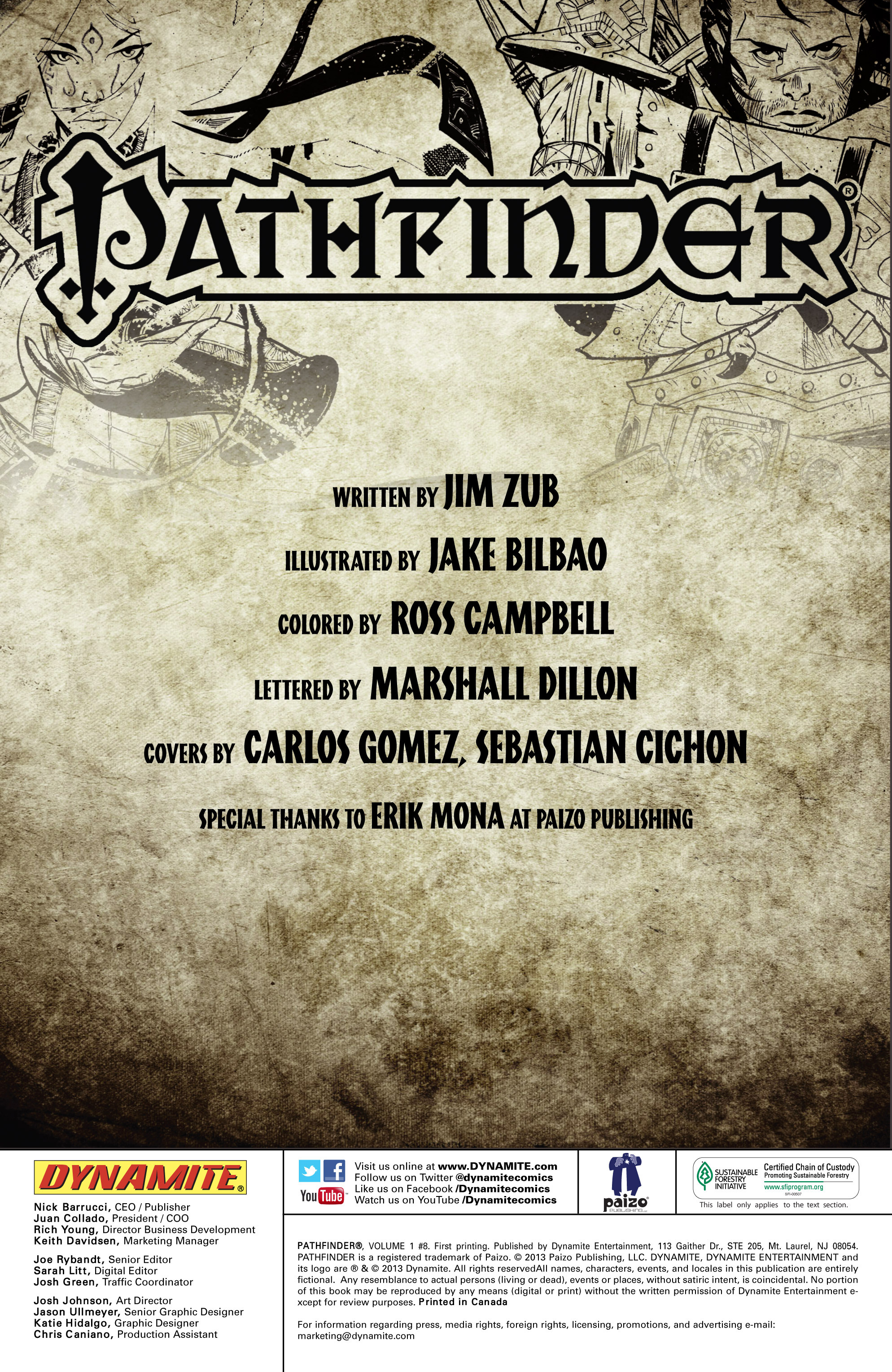 Read online Pathfinder comic -  Issue #8 - 3