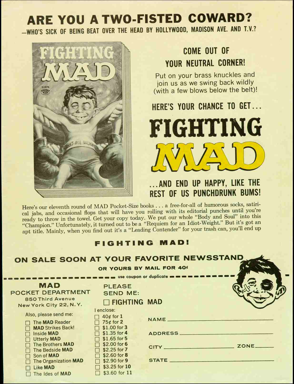 Read online MAD comic -  Issue #66 - 51