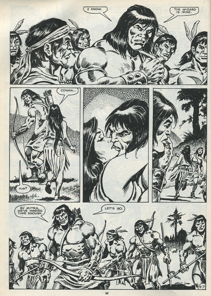 Read online The Savage Sword Of Conan comic -  Issue #167 - 52