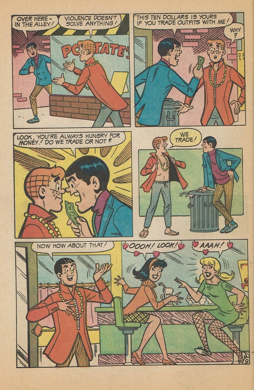 Read online Reggie and Me (1966) comic -  Issue #31 - 32