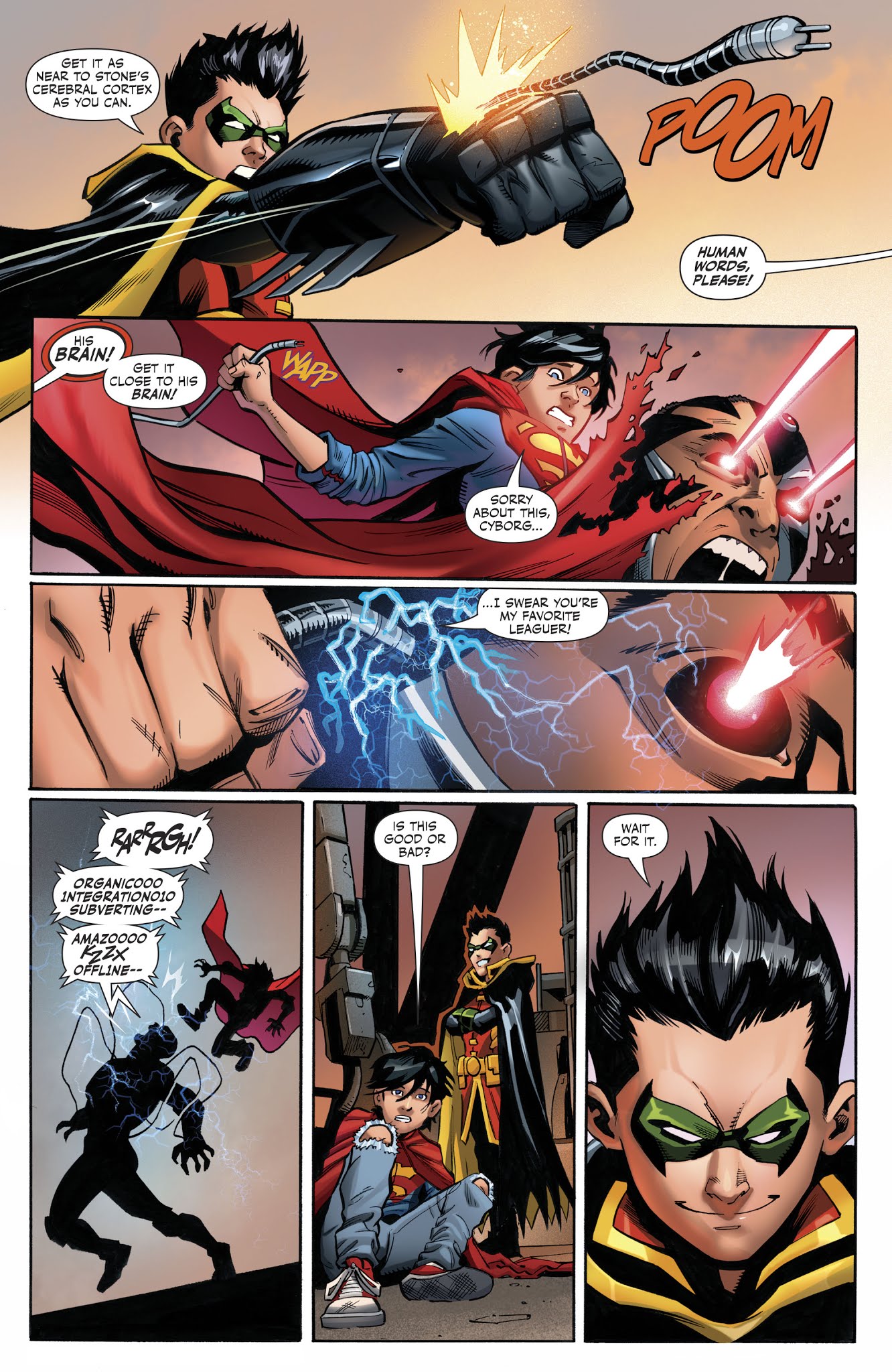 Read online Super Sons comic -  Issue #16 - 17